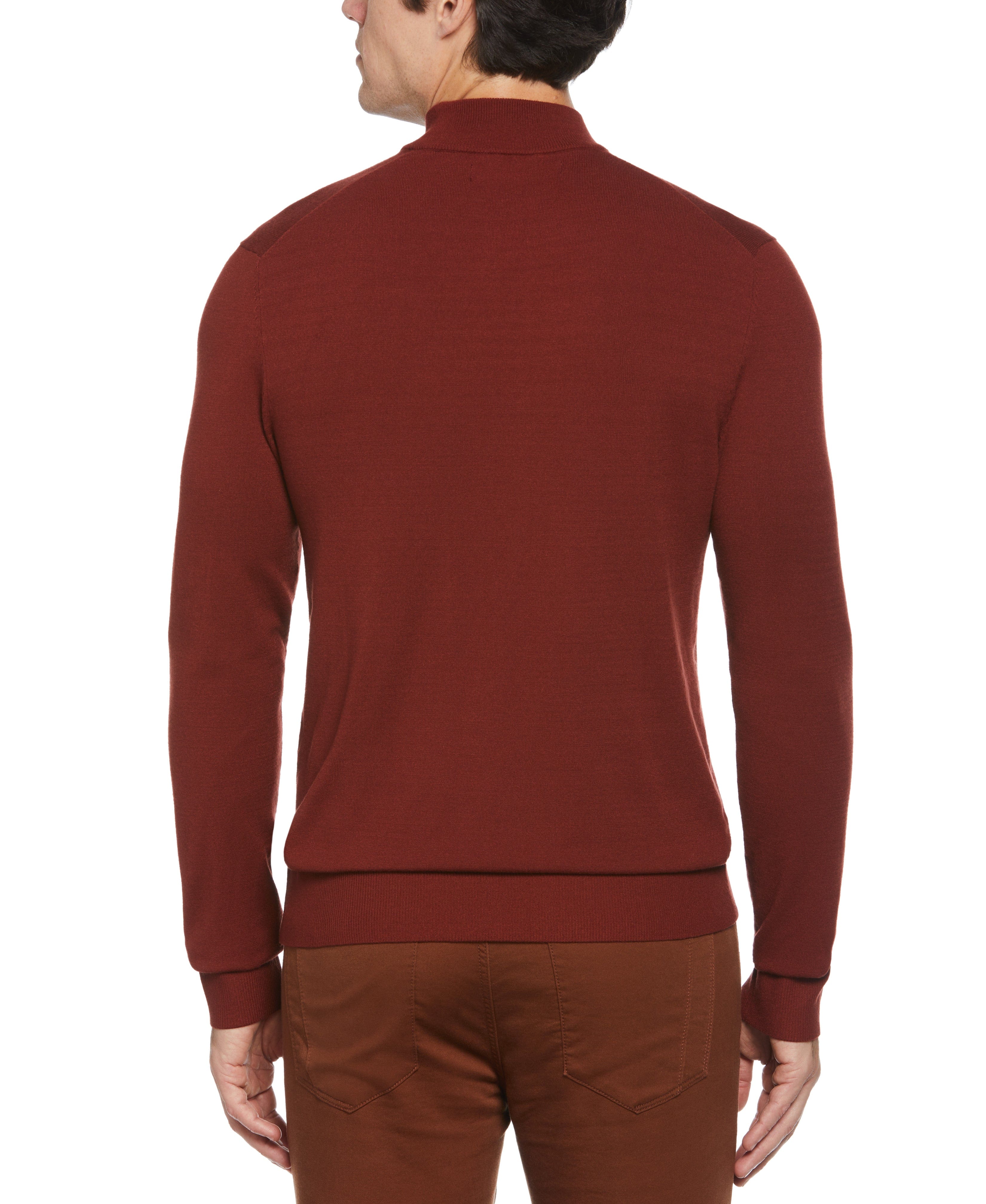 Tech Knit Mock Neck Pullover Sweater