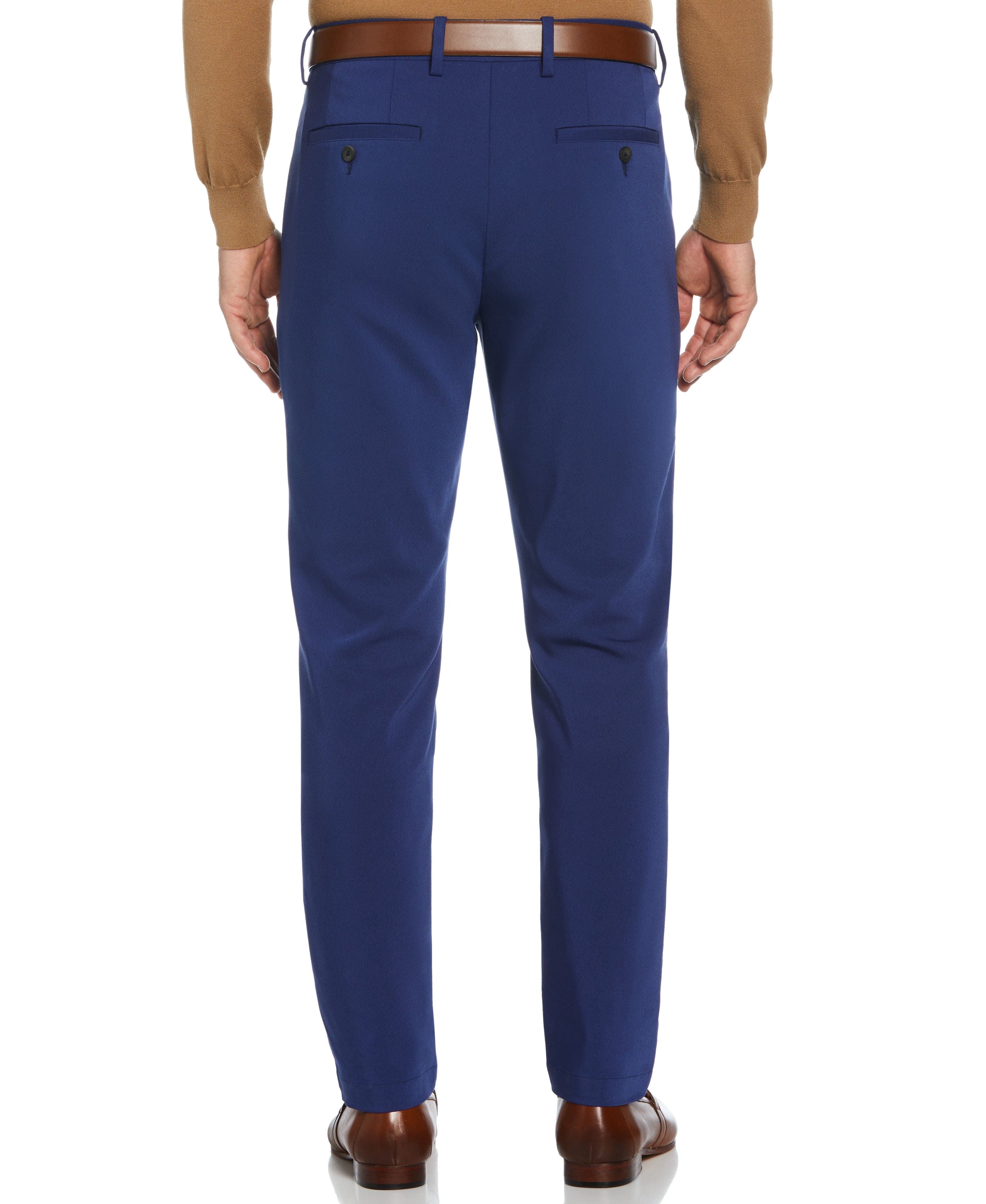 Tua X Perry Ellis Collaboration Slim Fit Luxe Double Weave Chino Pant