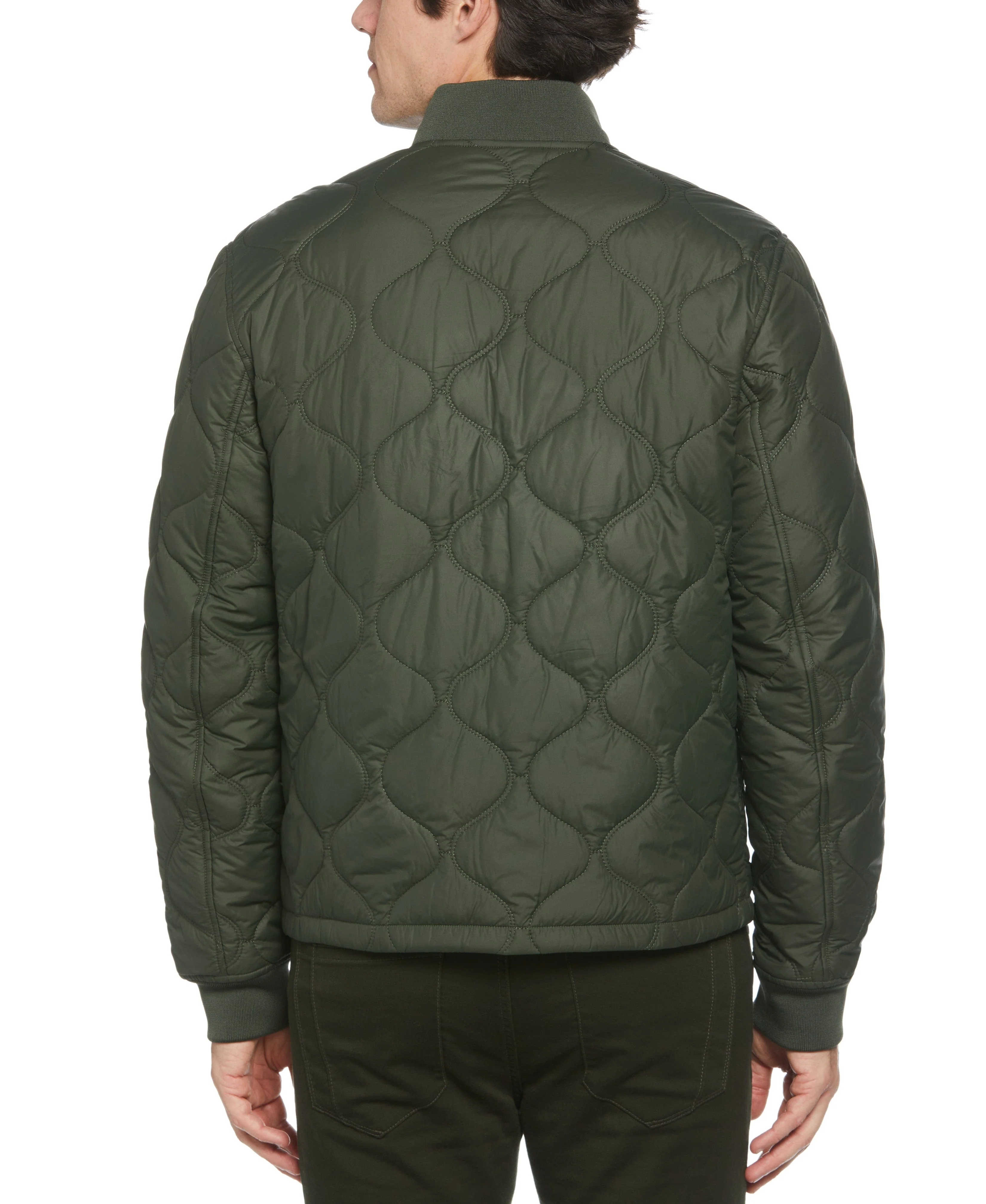 Quilted Bomber Jacket