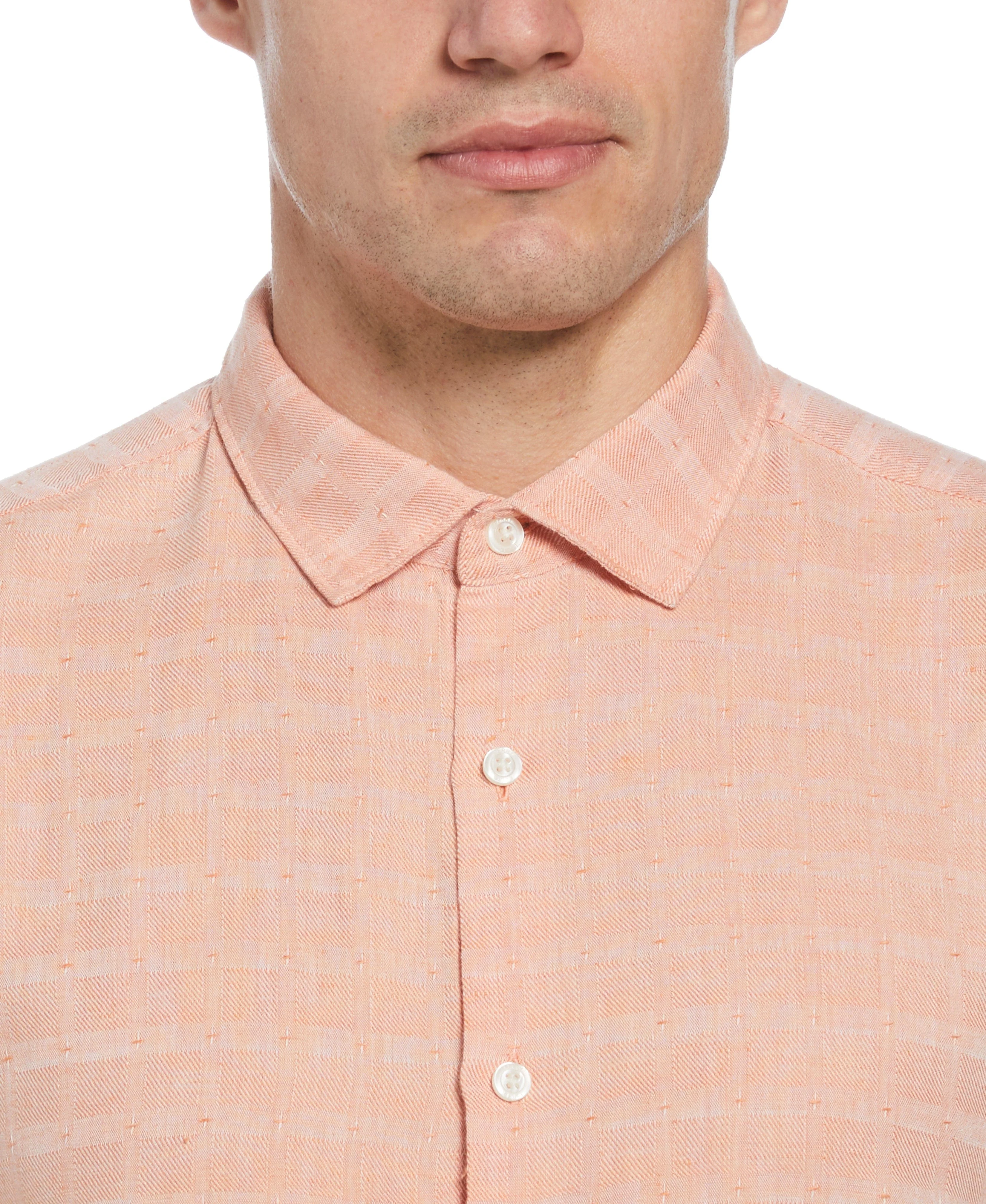 Linen Blend Textured Shirt