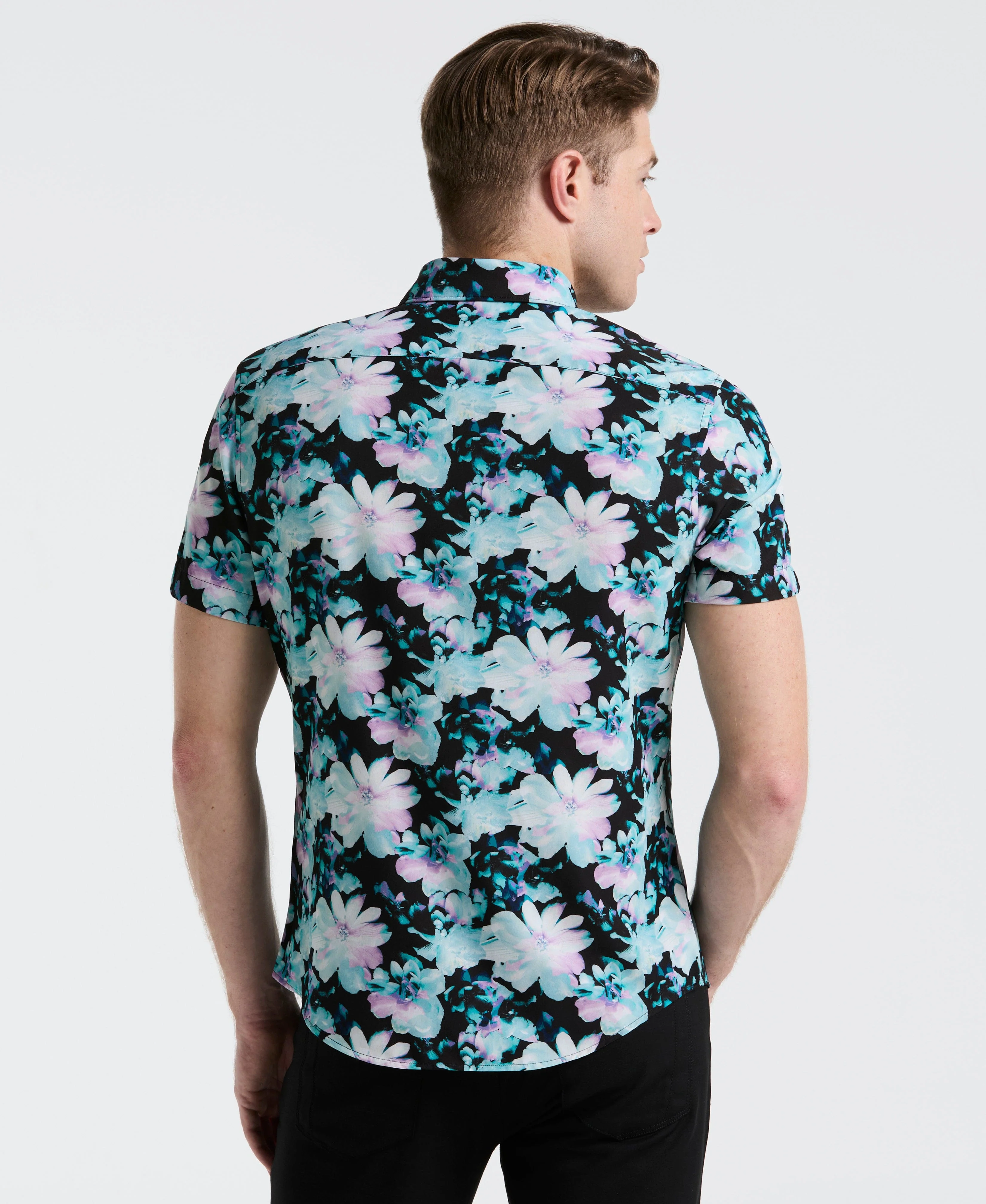 Slim Fit Floral Print Shirt