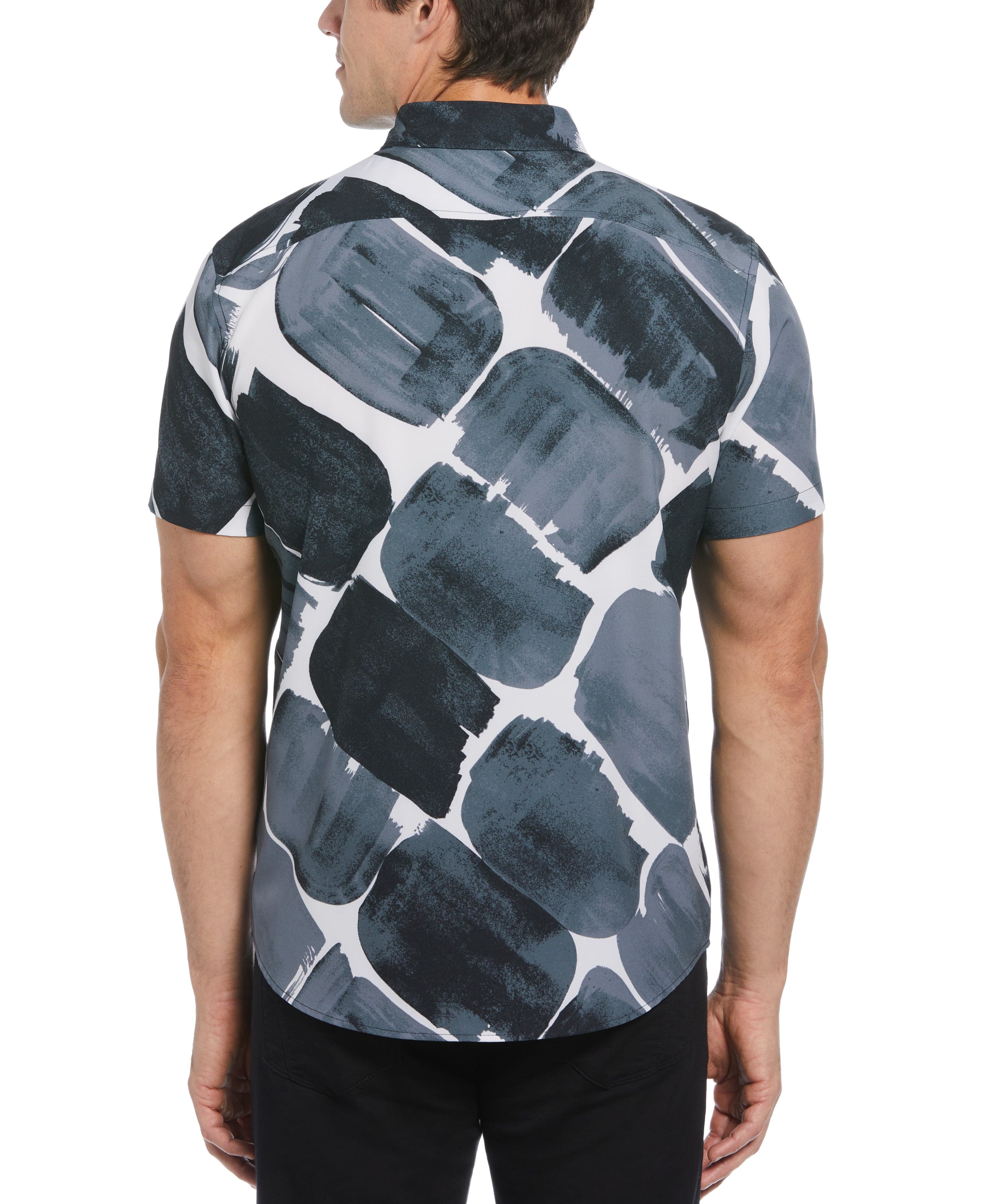 Total Stretch Slim Fit Paint Stroke Shirt