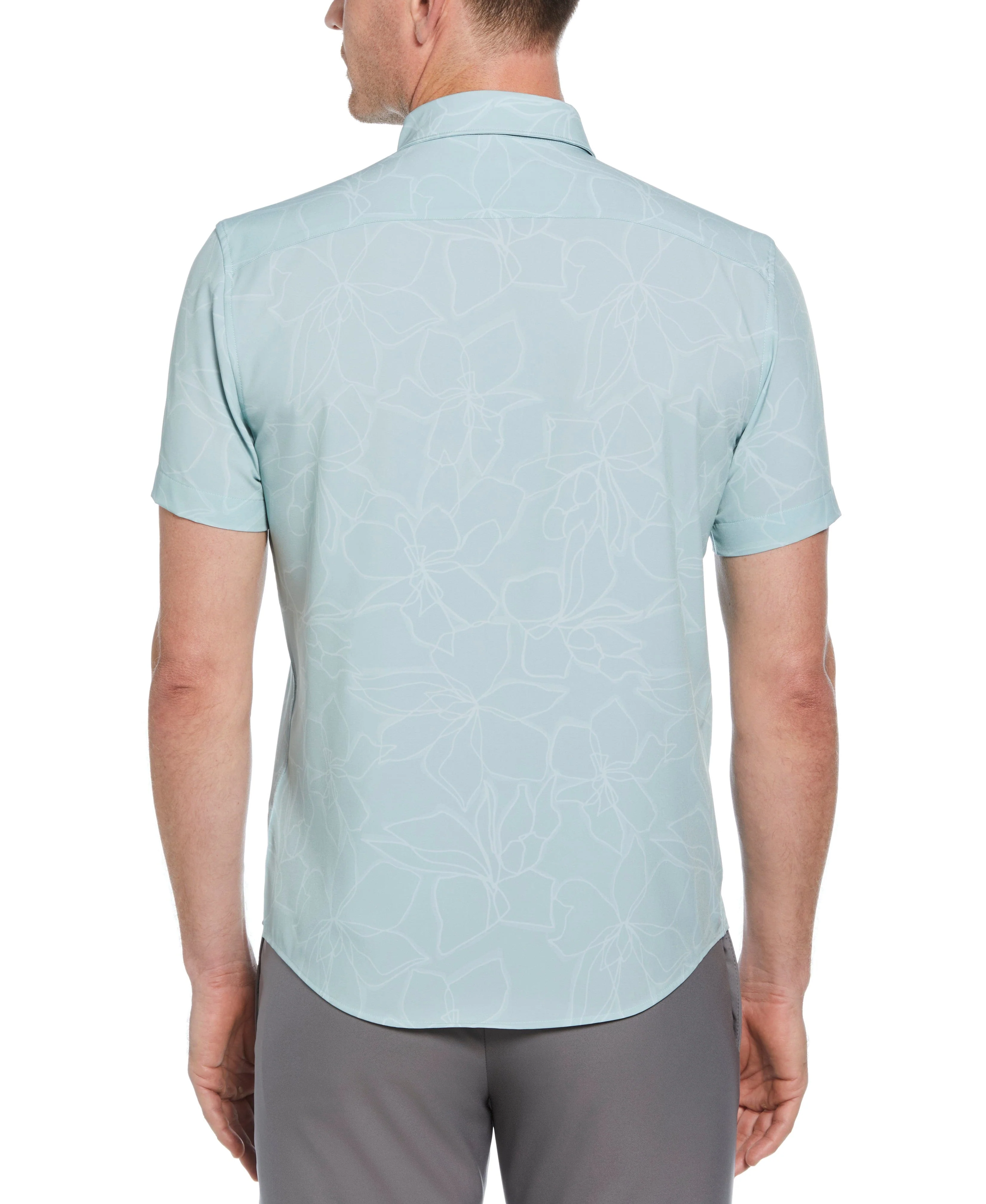 Slim Fit Total Stretch Floral Print Shirt