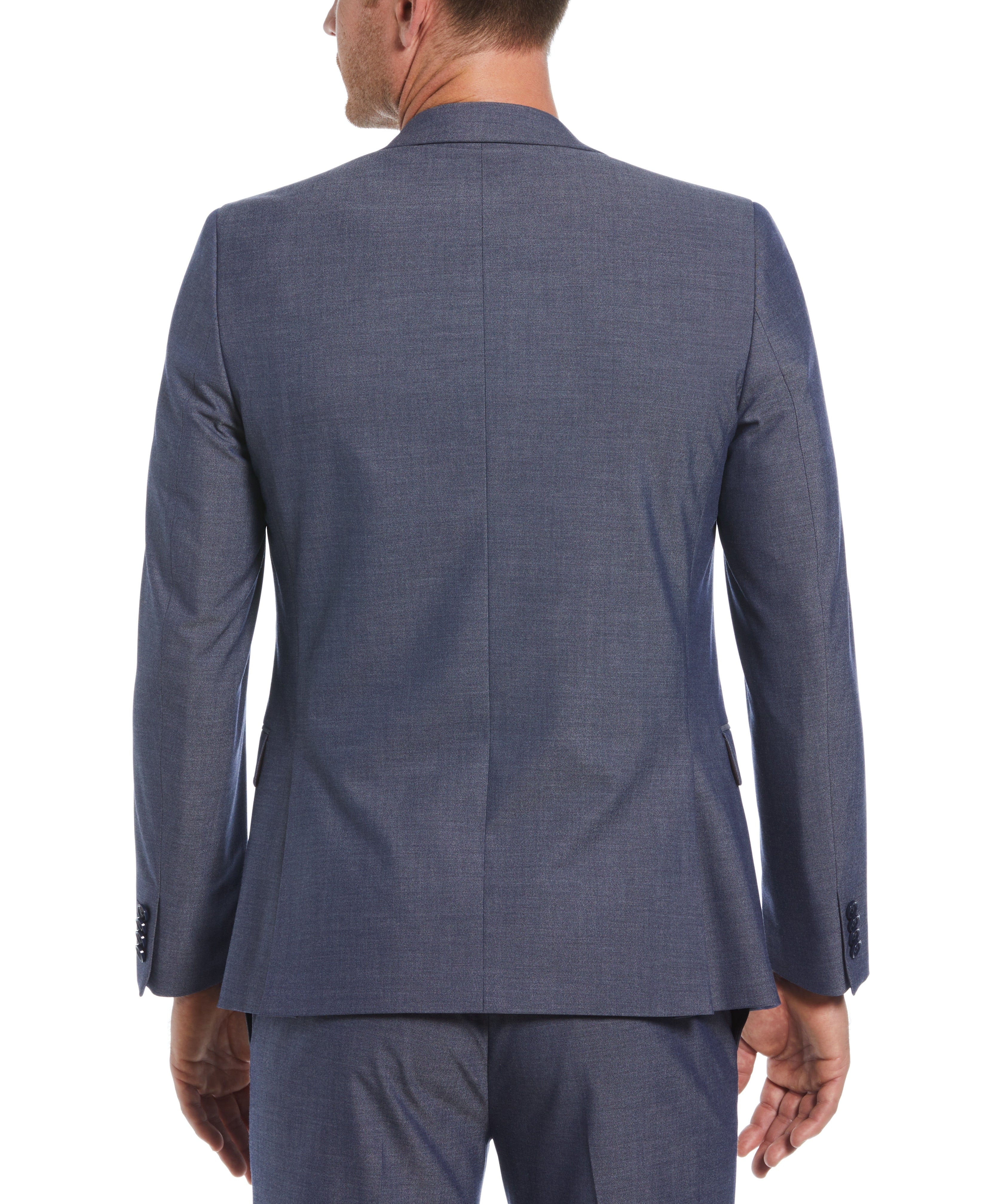 Skinny Fit Notch Lapel Iridescent Suit Jacket