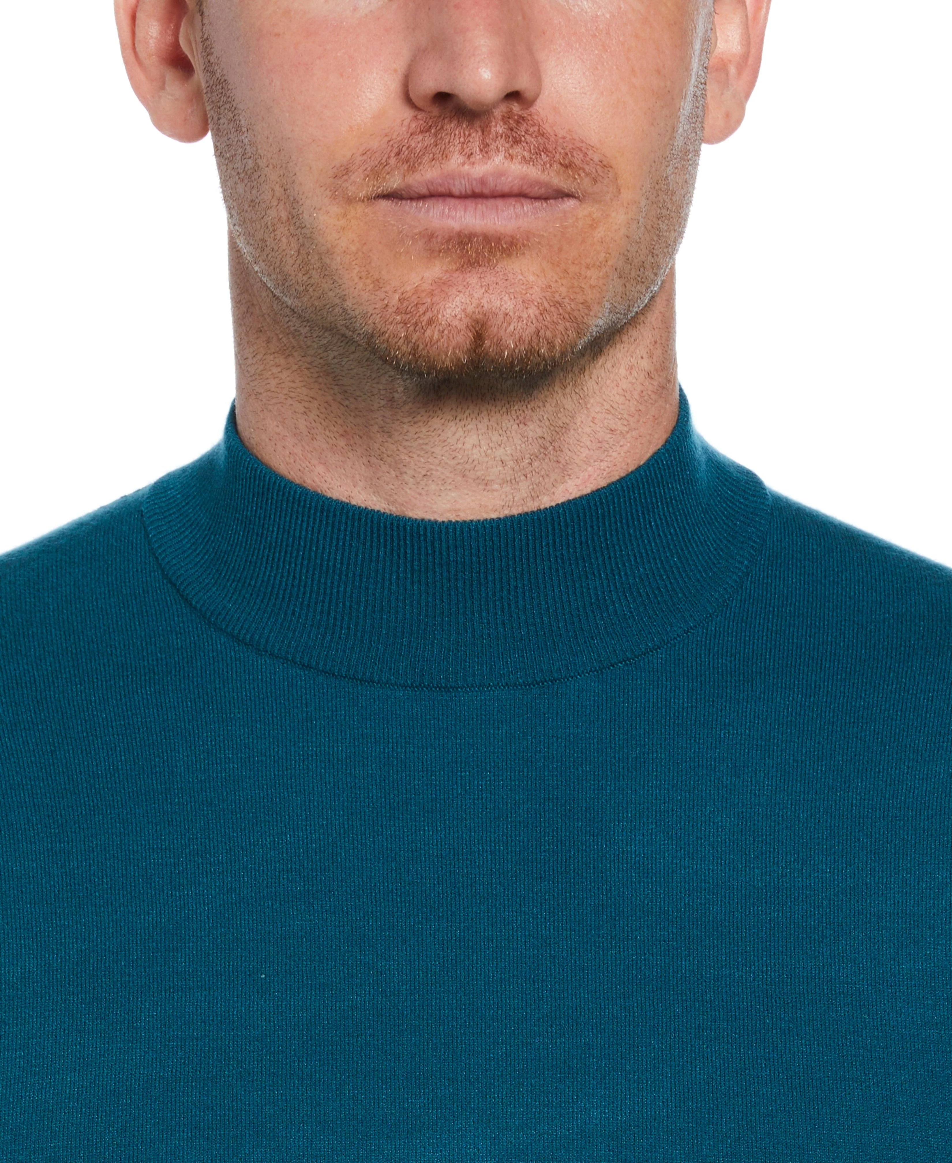 Tech Knit Mock Neck Pullover Sweater