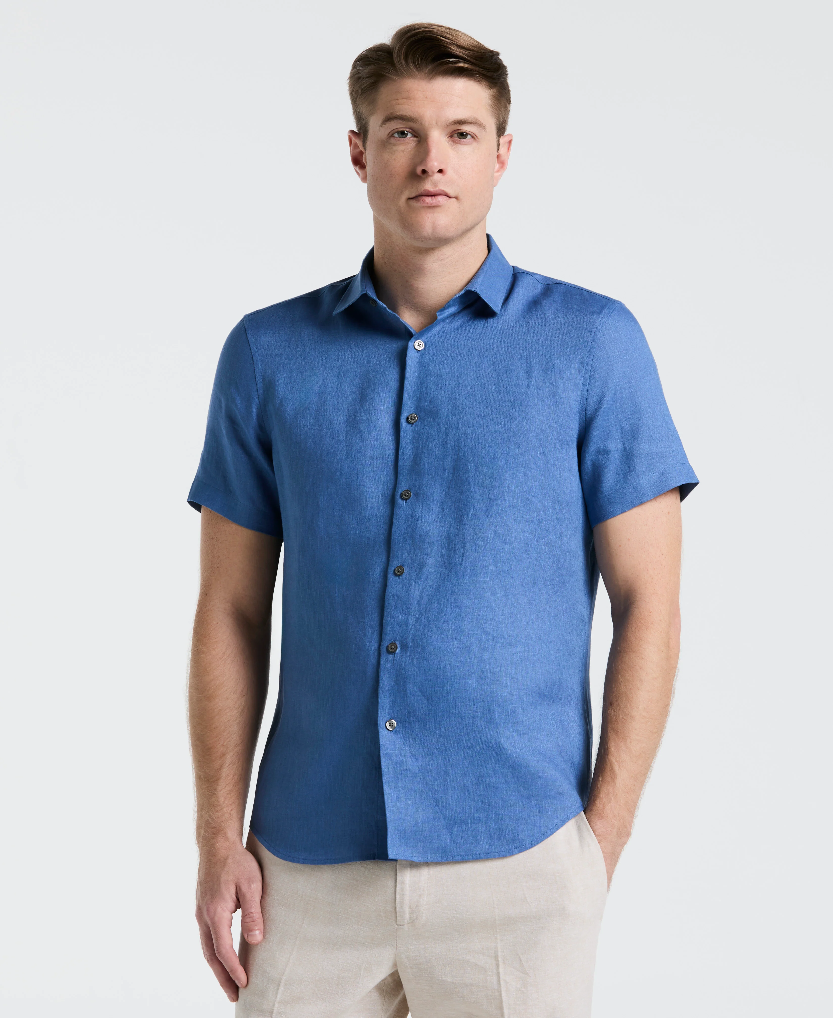 Solid Linen Shirt