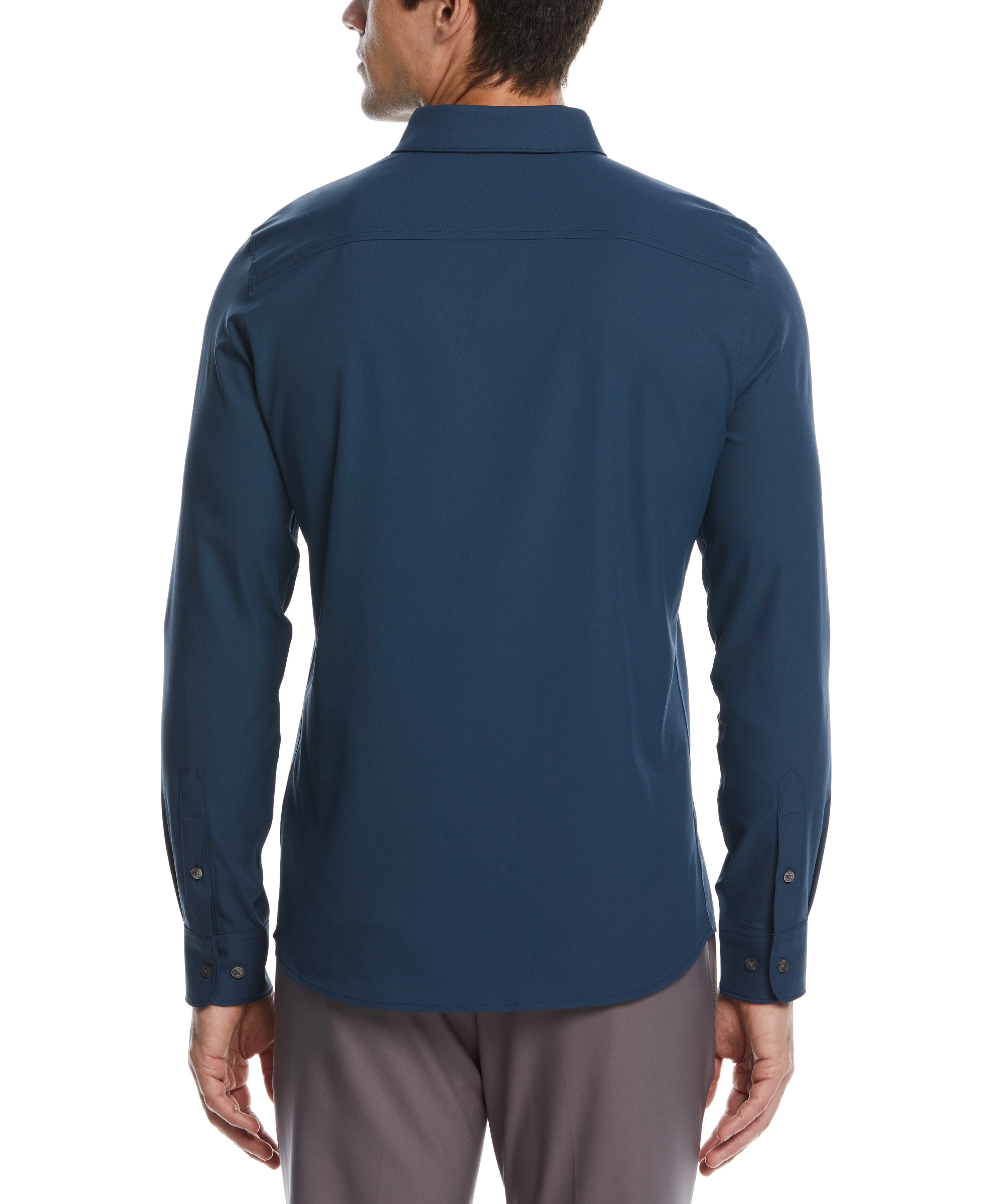 Untucked Total Stretch Slim Fit Solid Shirt