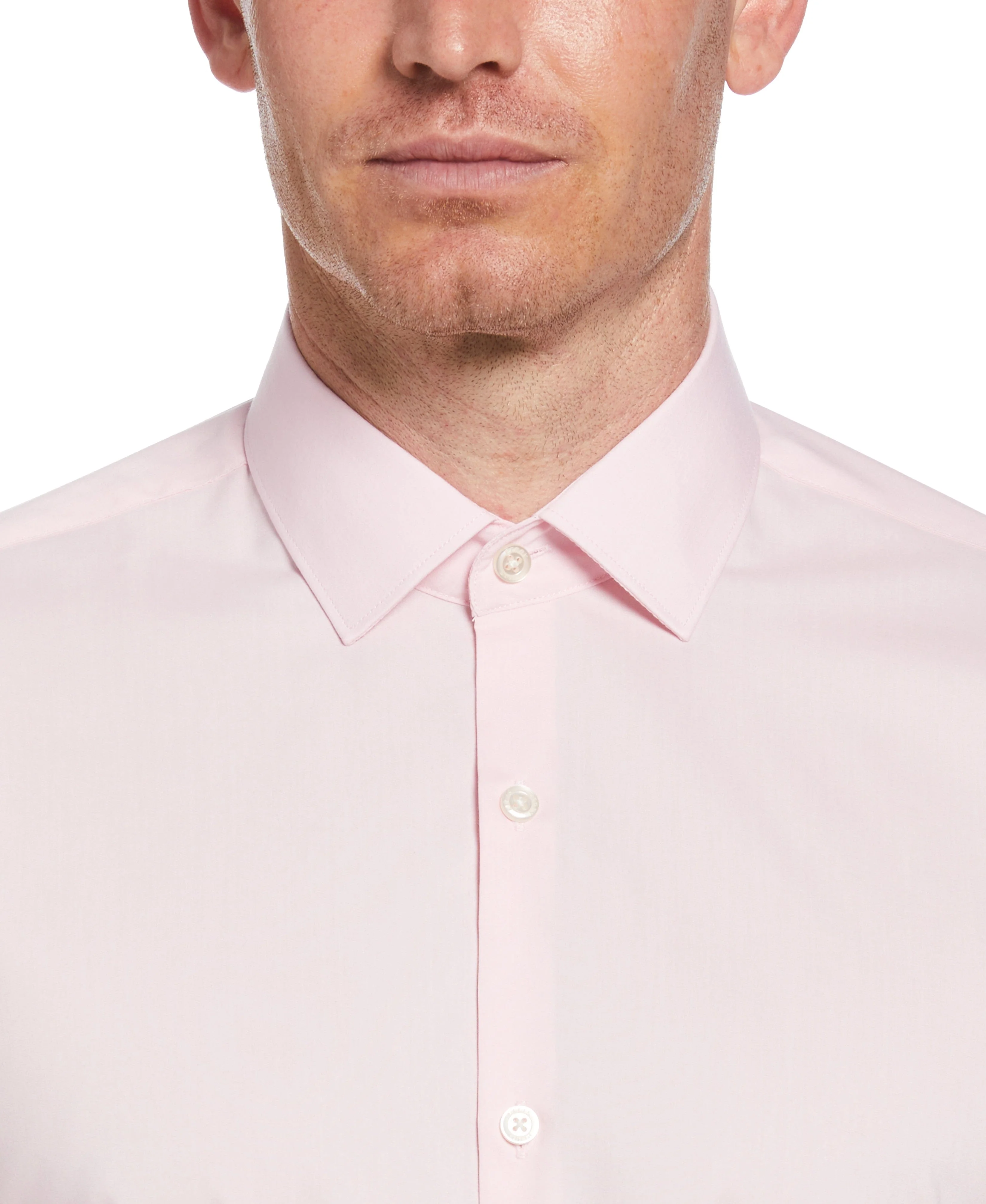 Slim Fit Solid Dress Shirt