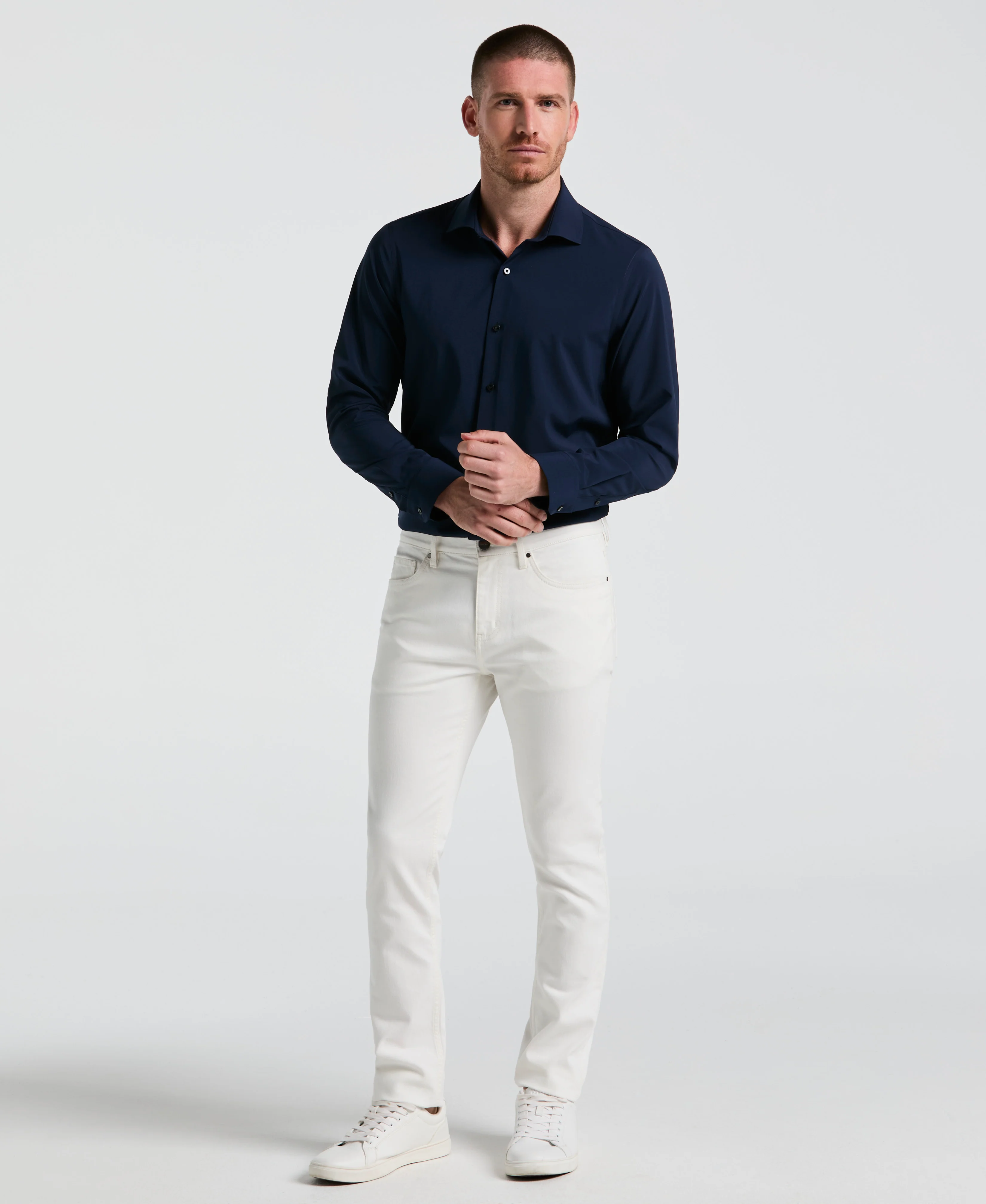 Performance Tech Solid Dress Shirt