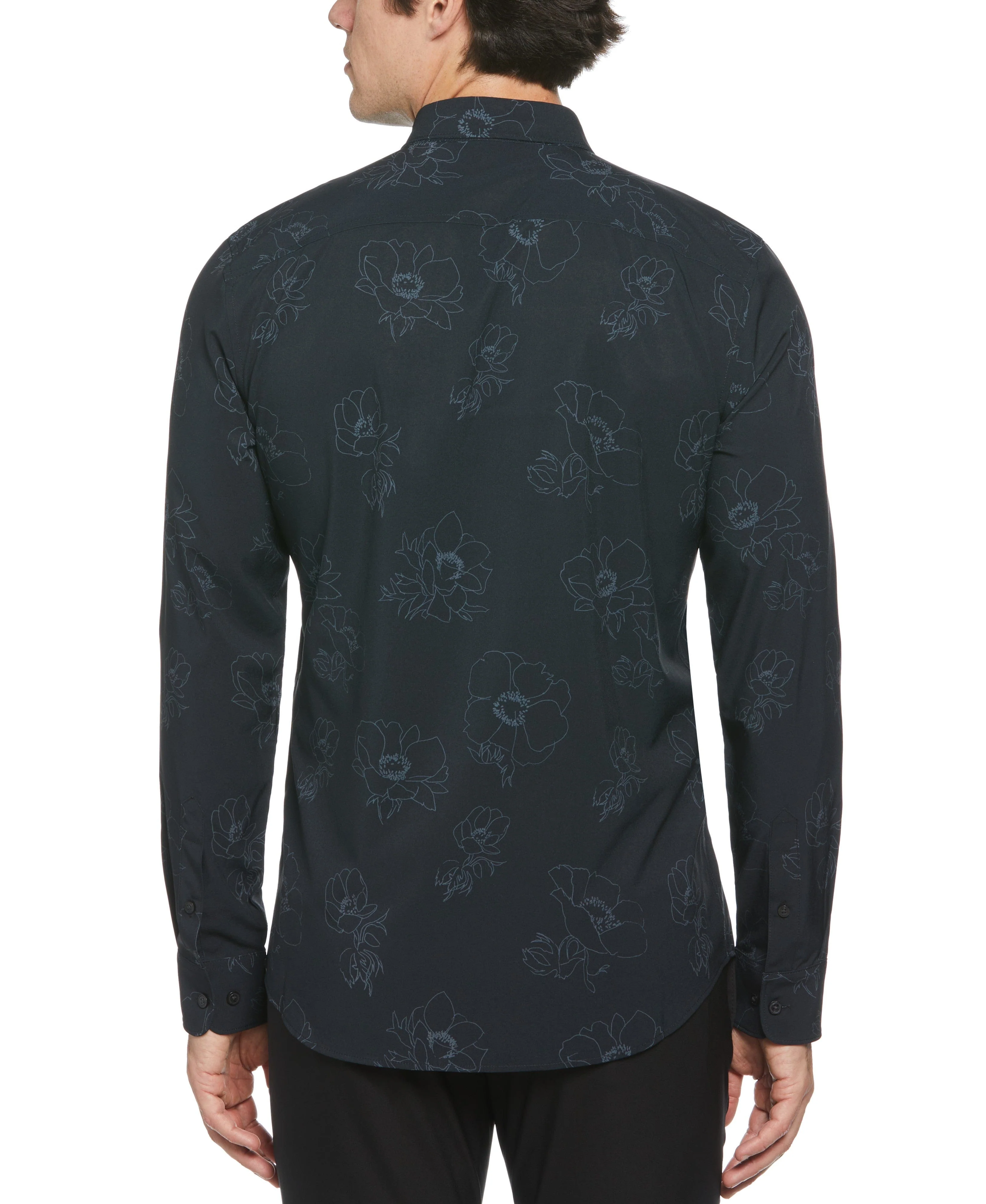 Slim Fit Total Stretch Floral Shirt