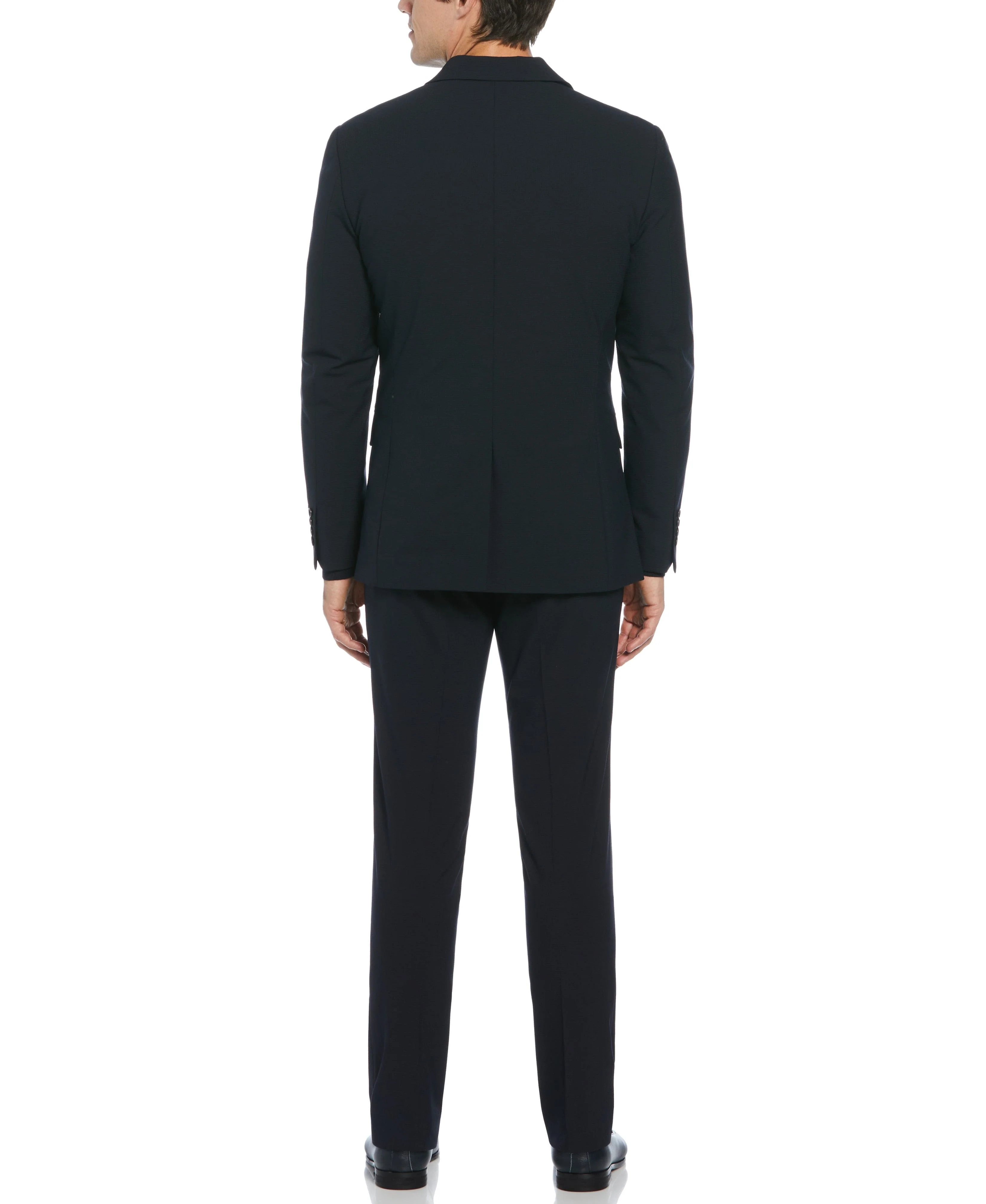 Slim Fit Micro Check Suit Jacket