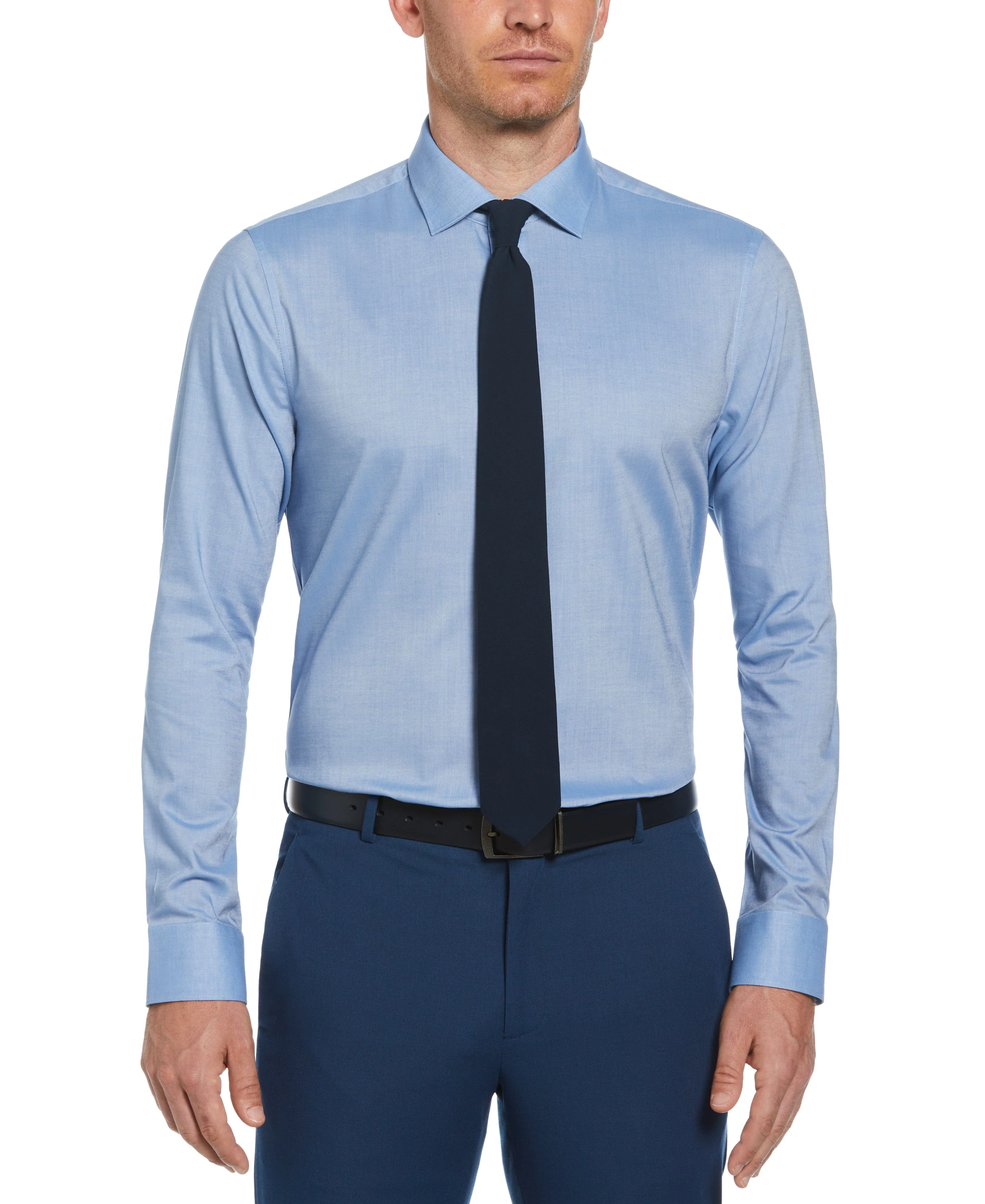 Slim Fit Luxe Button-Down Tencel Twill Dress Shirt