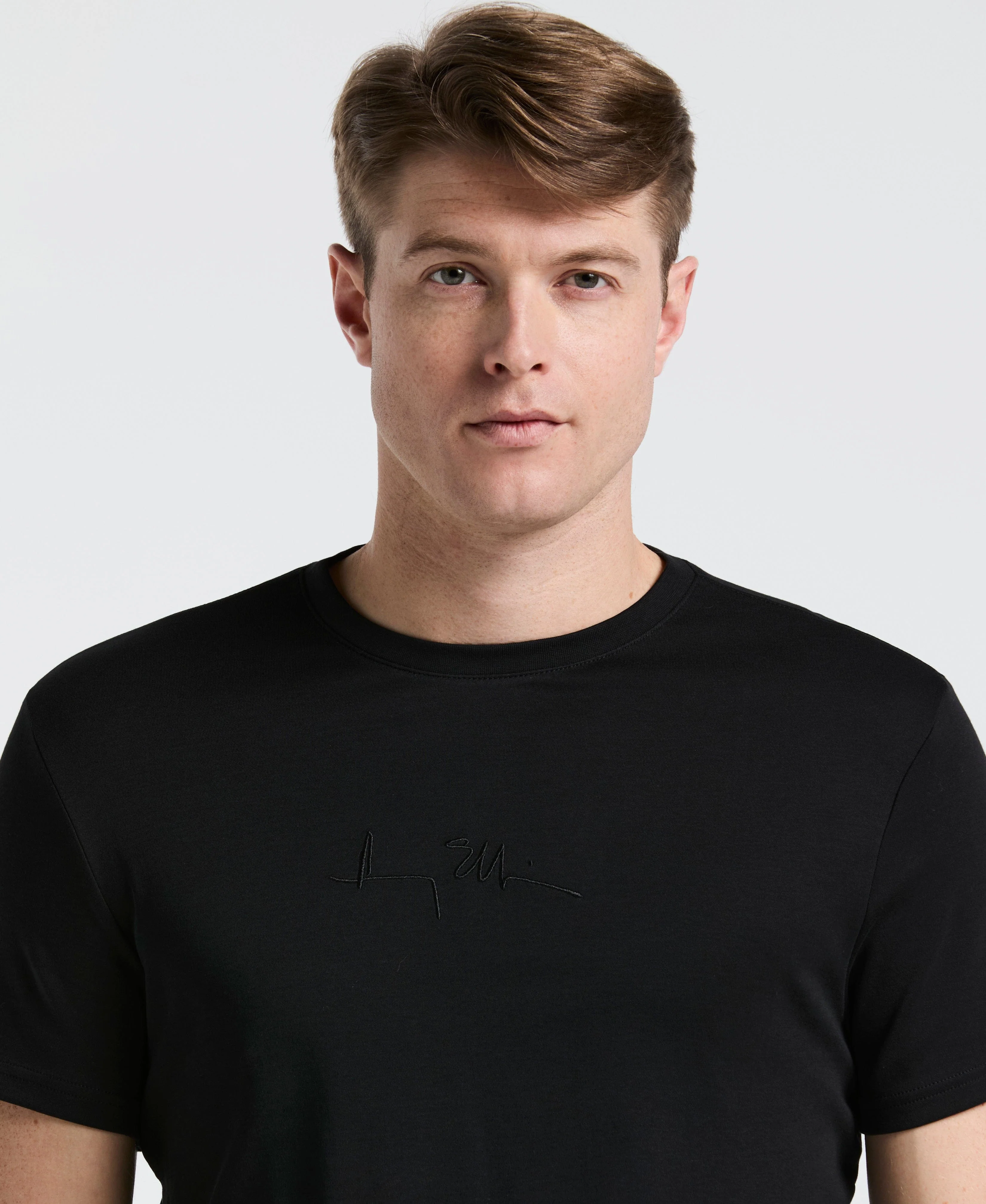Bold Signature Crew Neck Tee