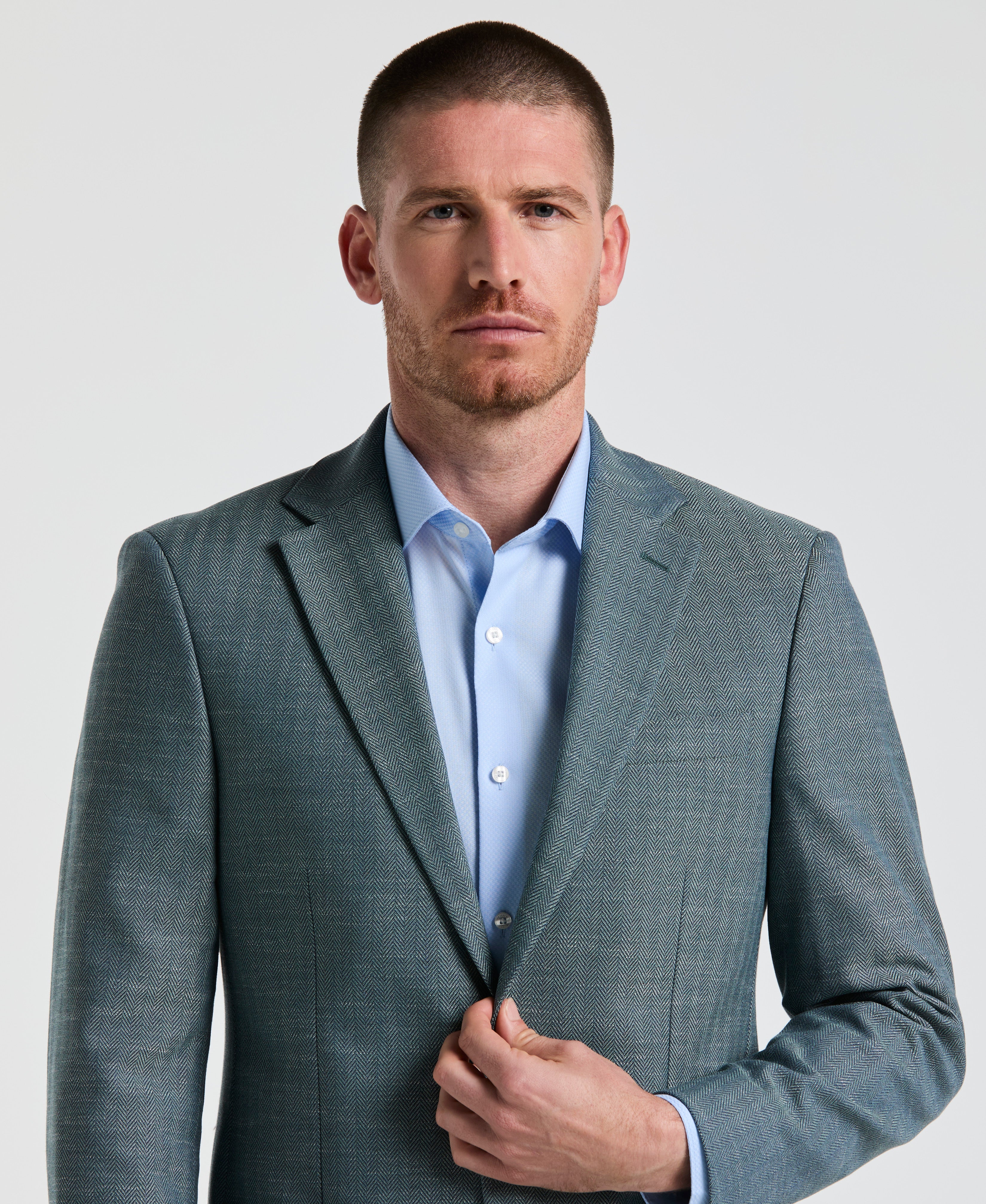 Herringbone Pattern Sports Coat
