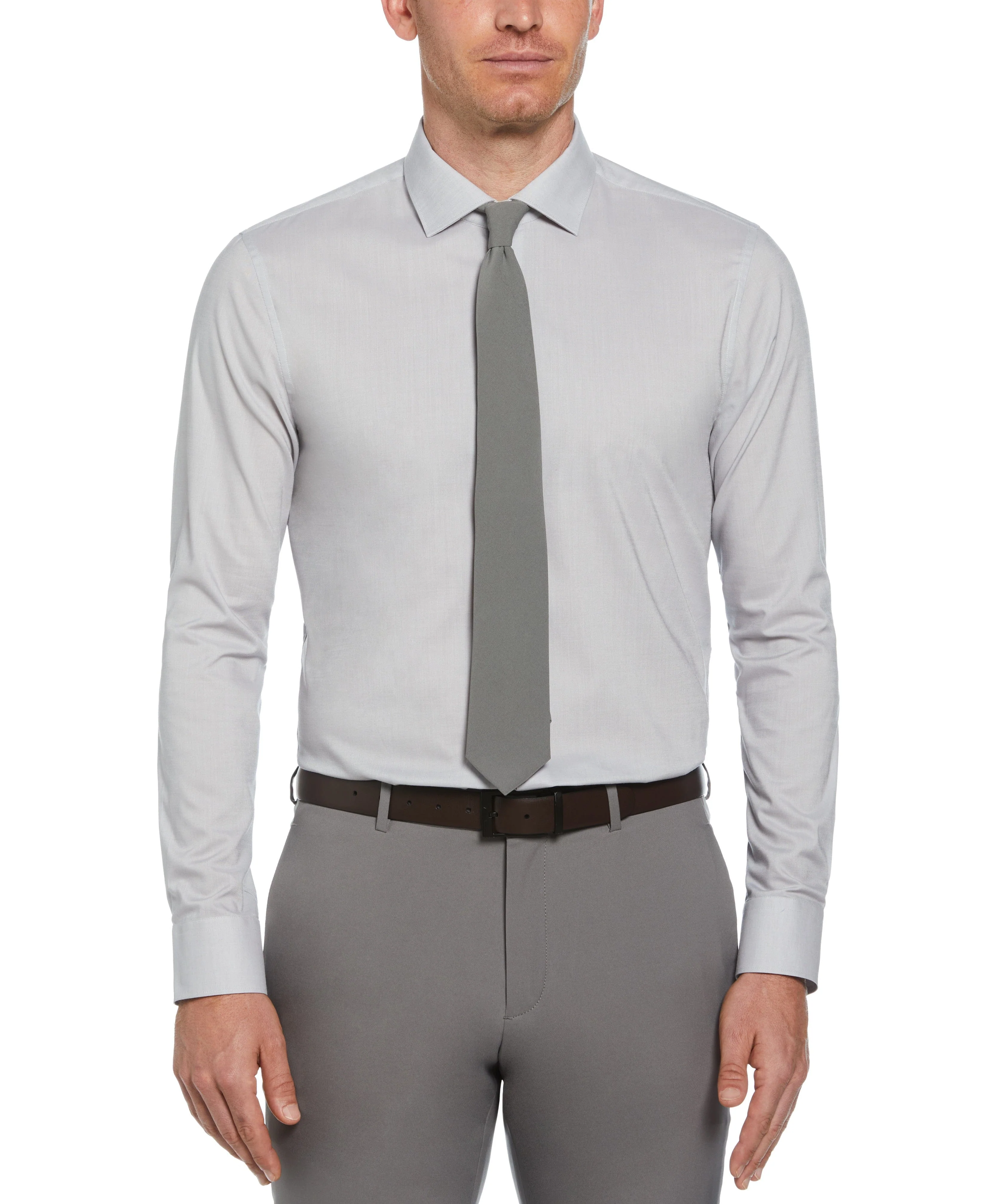 Slim Fit Luxe Button-Down Tencel Twill Dress Shirt