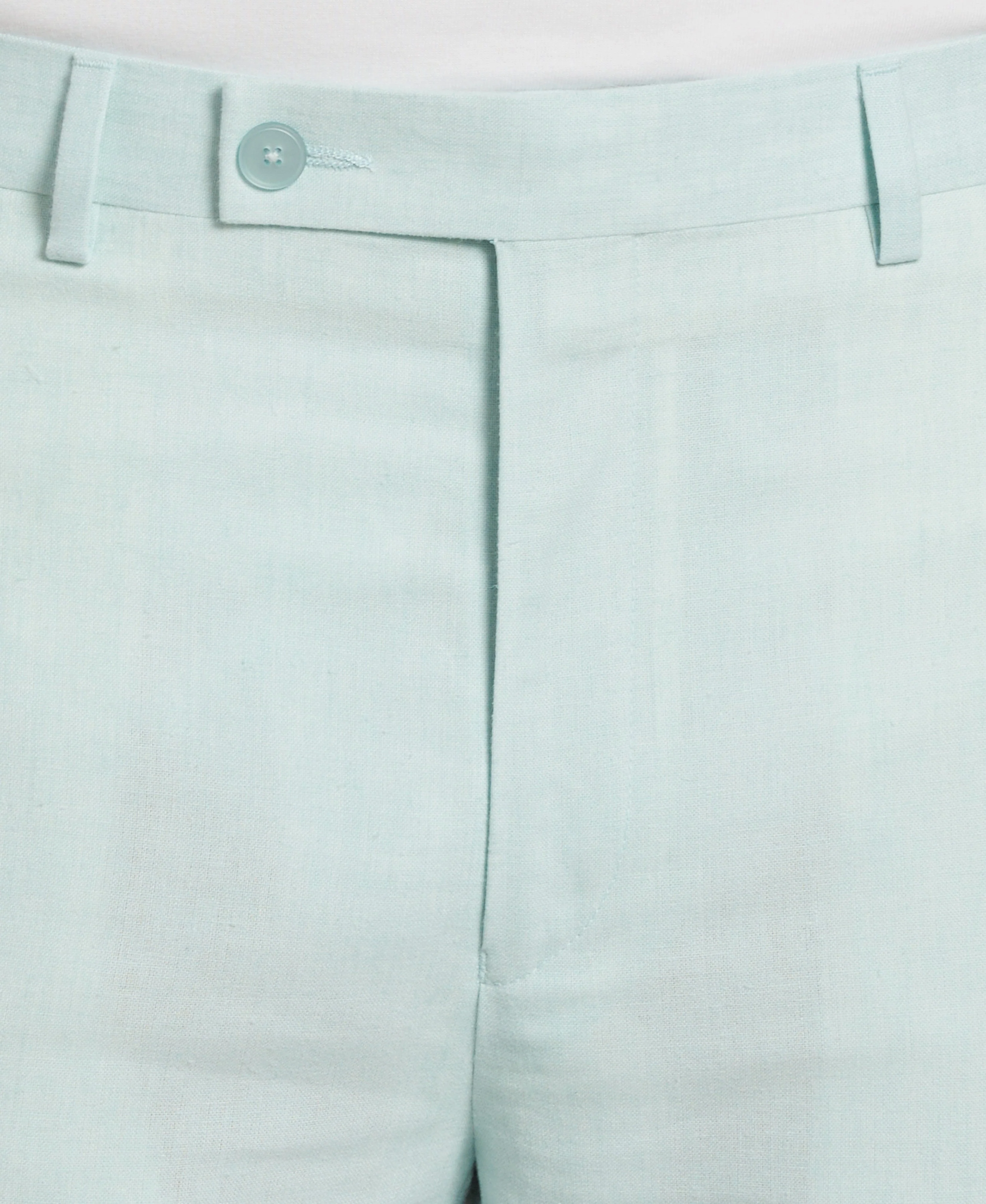 Slim Fit Linen Blend Suit Pant