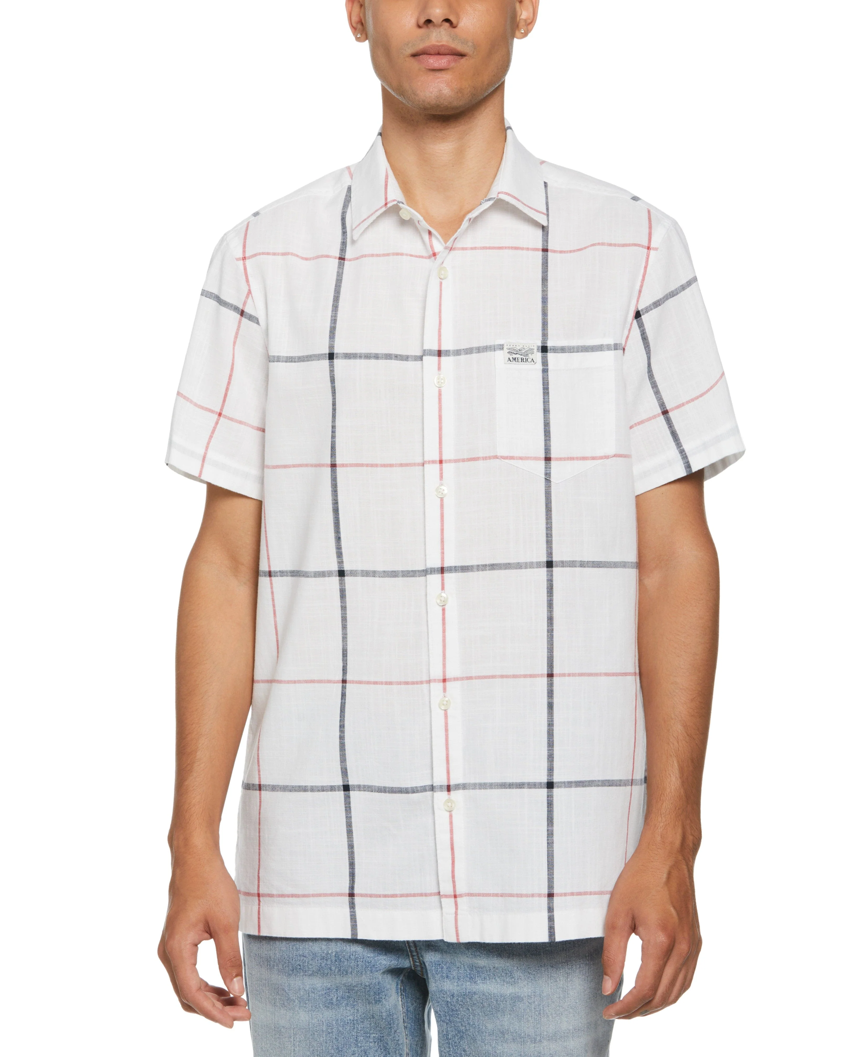 Short Sleeve Plaid Shirt