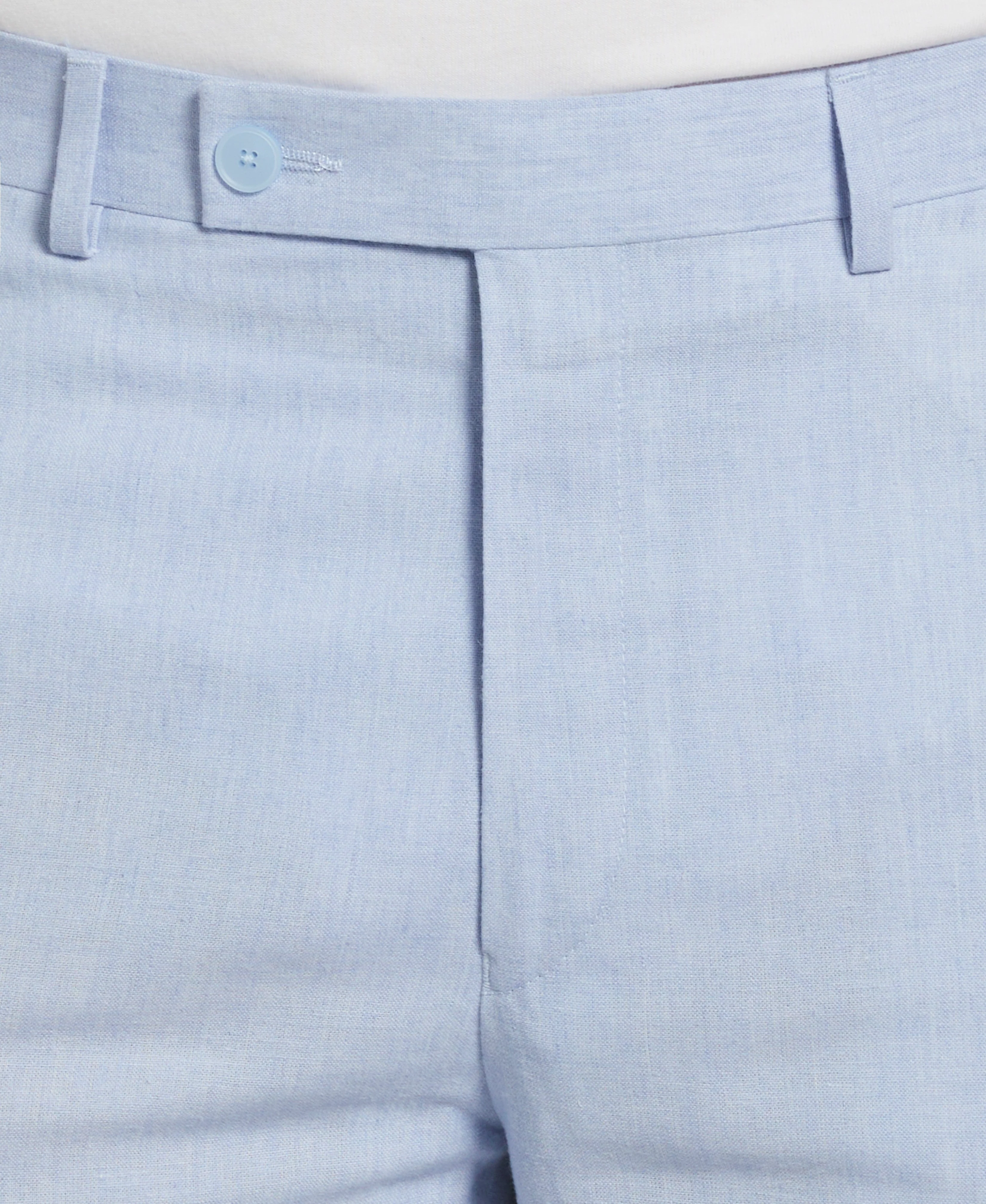 Slim Fit Linen Blend Suit Pant