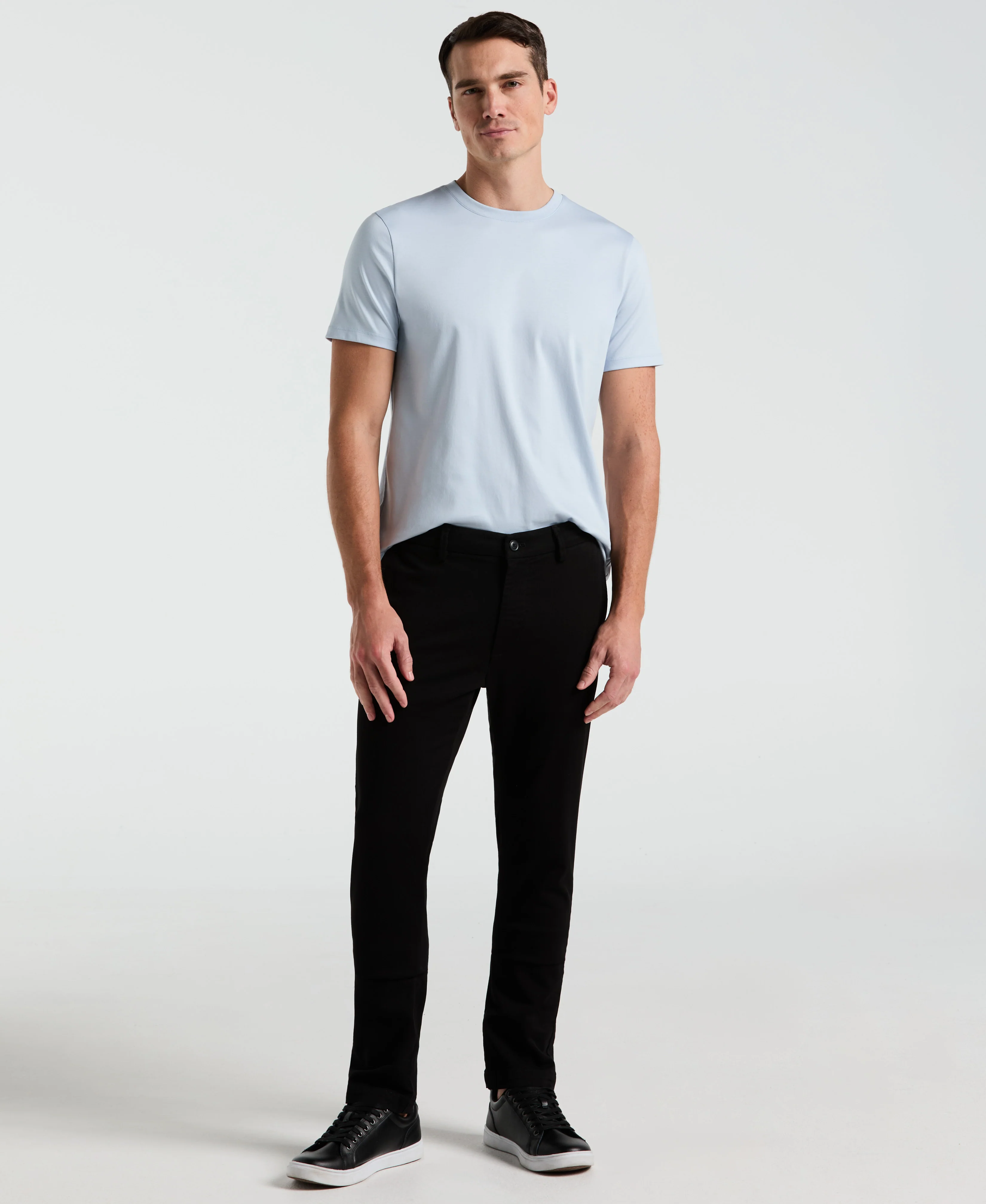 Slim Fit Dyed Solid Twill Chino Pant