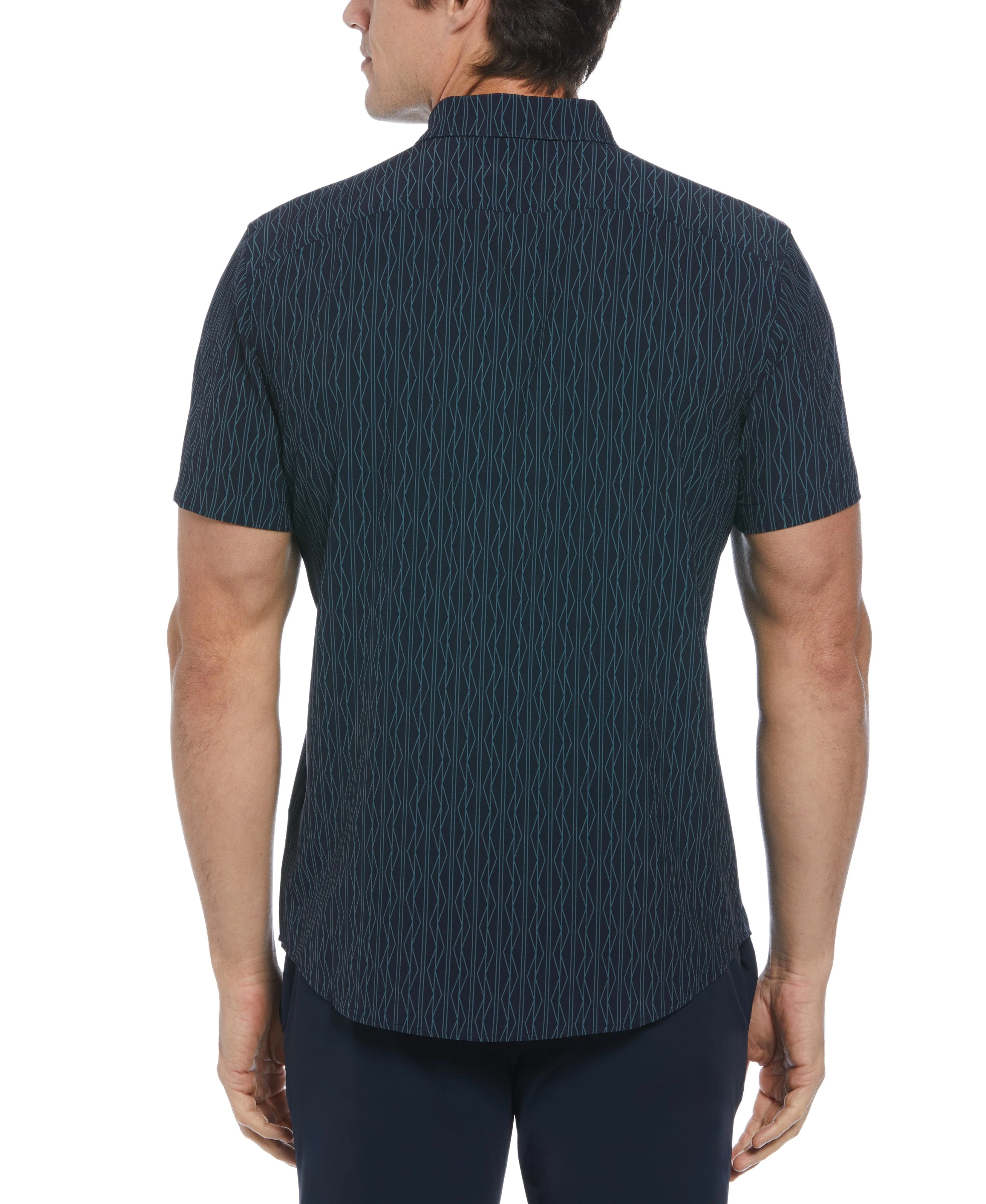 Total Stretch Geo Print Shirt