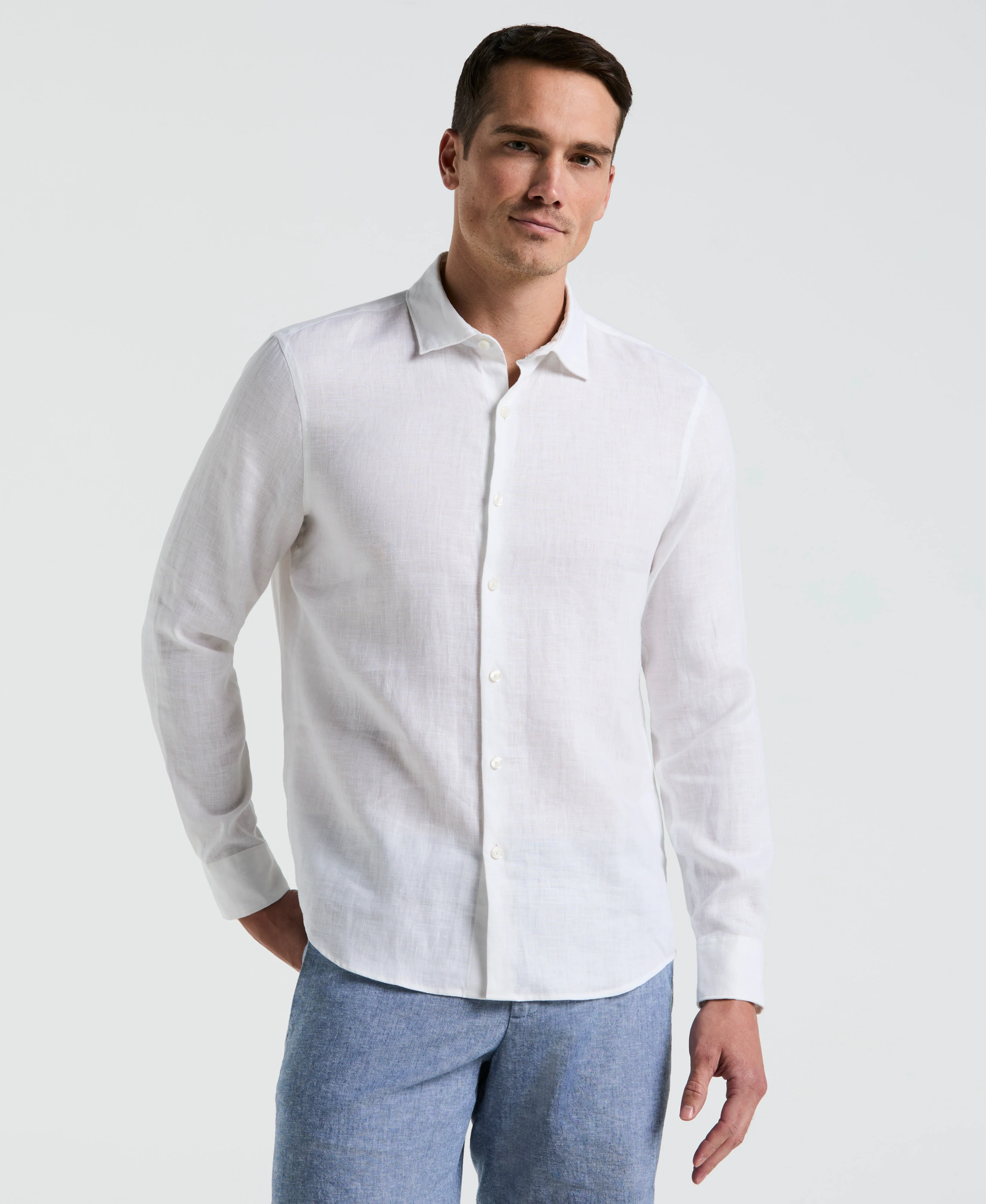 Solid Linen Shirt