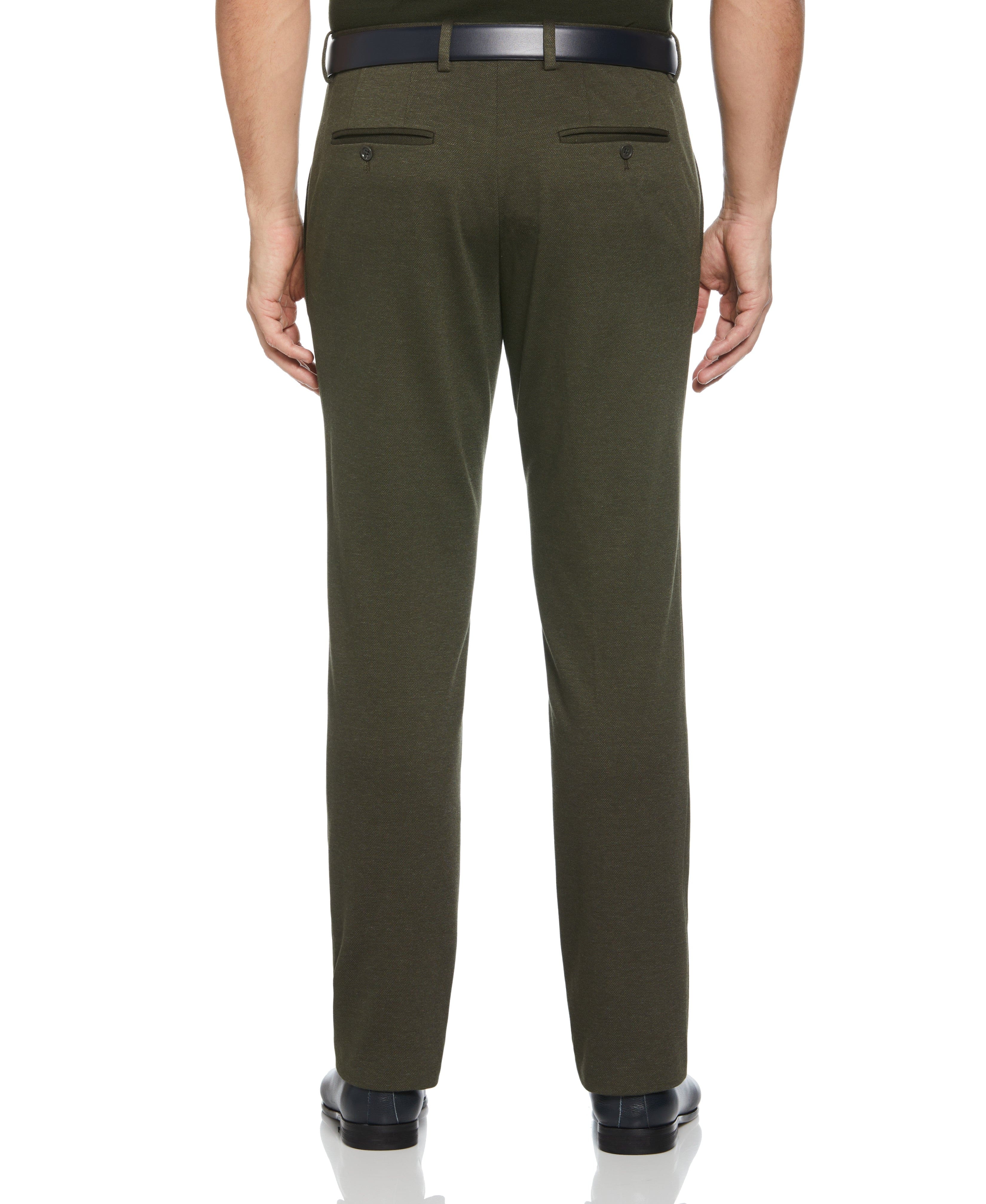 Slim Fit Two Tone Smart Knit Suit Pant