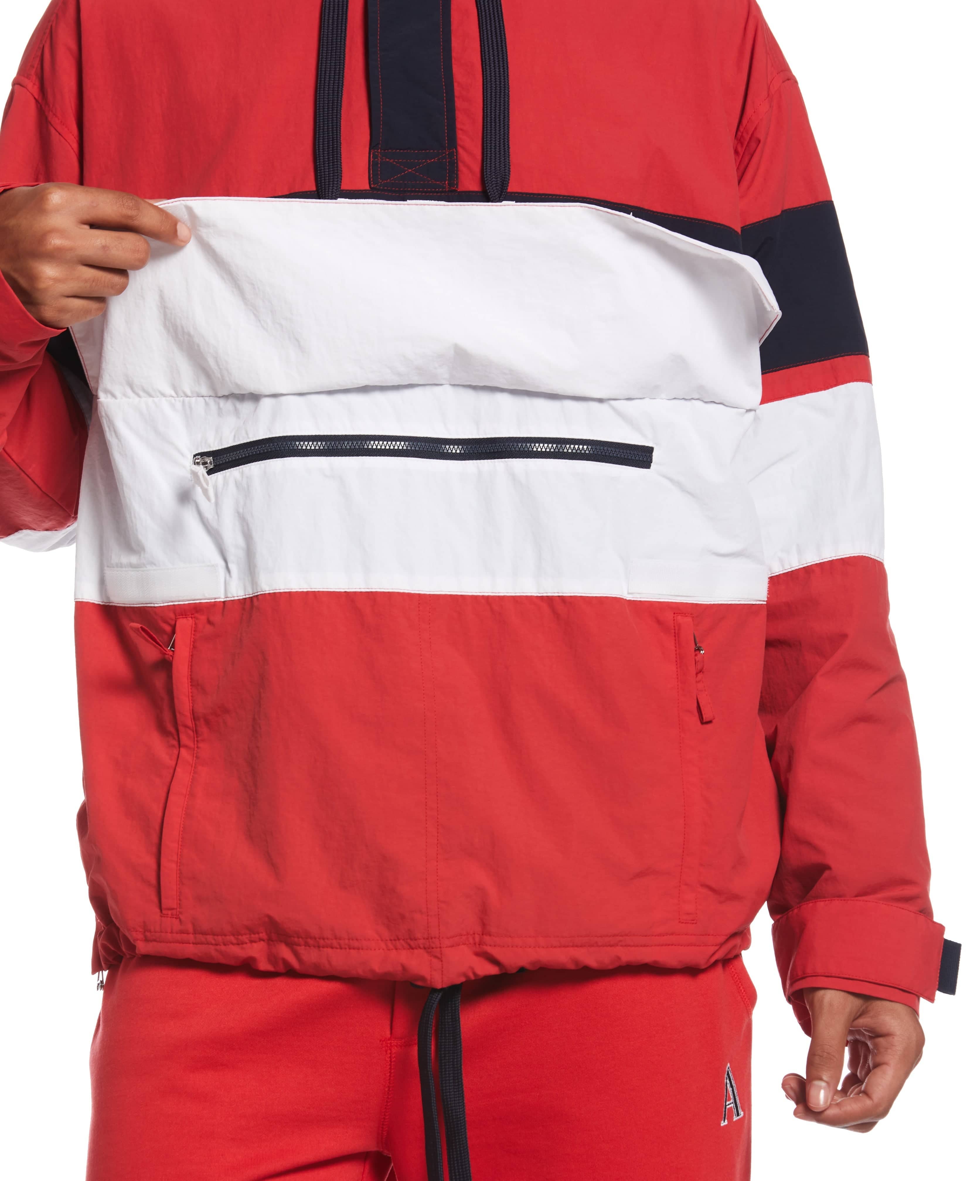 Color Block Anorak Jacket