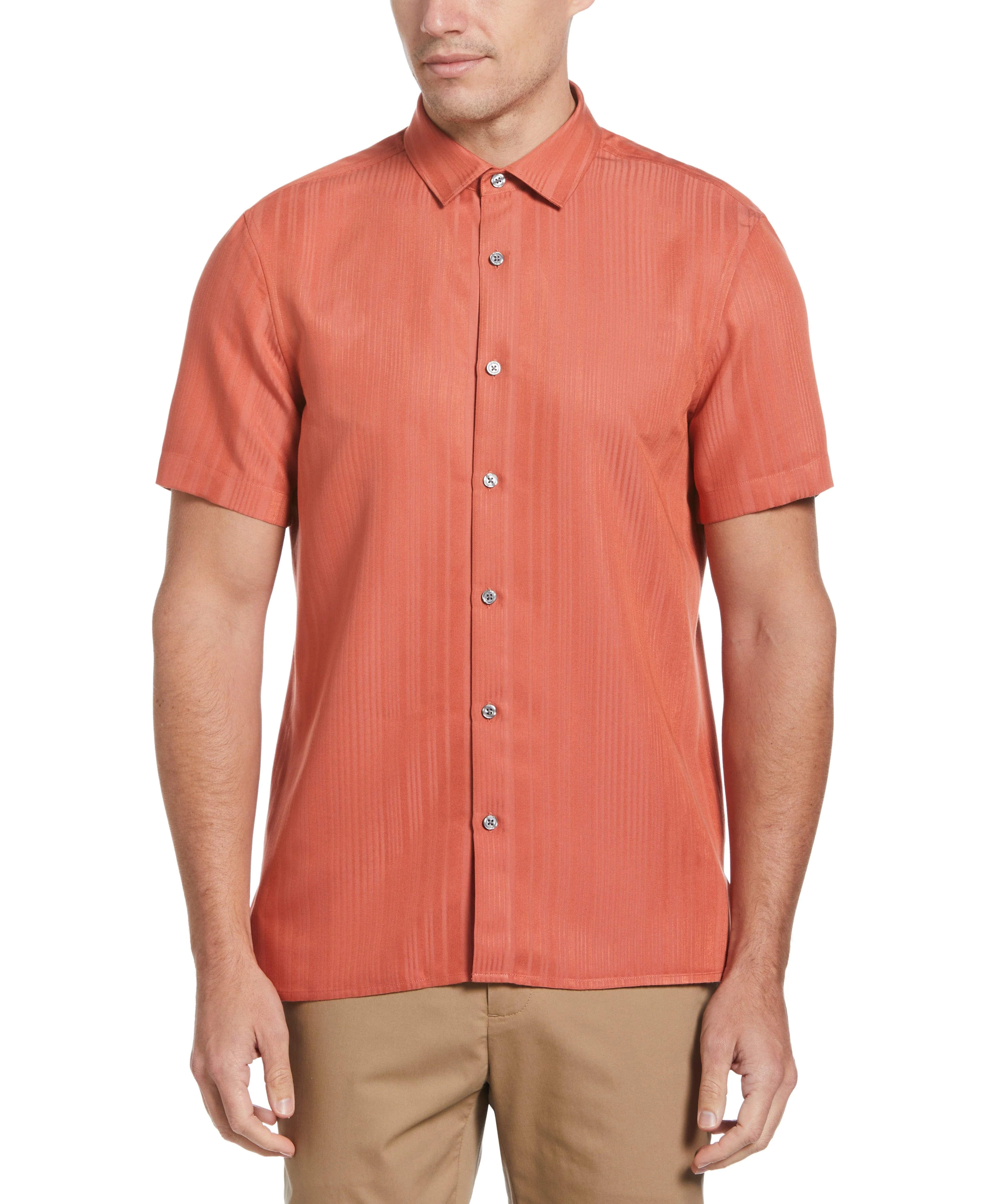 Dobby Sateen Stripe Shirt