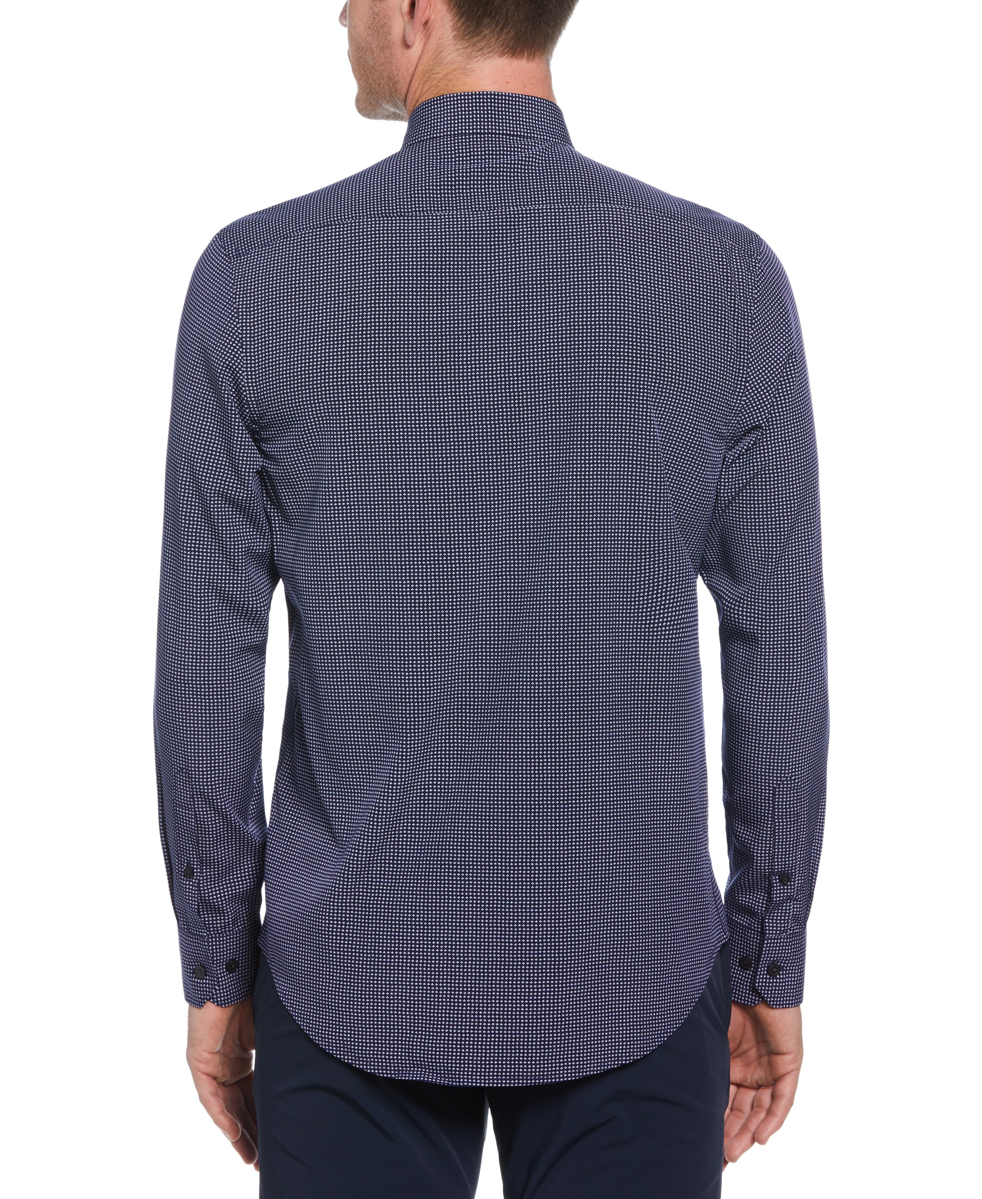 Slim Fit Total Stretch Micro Flower Shirt