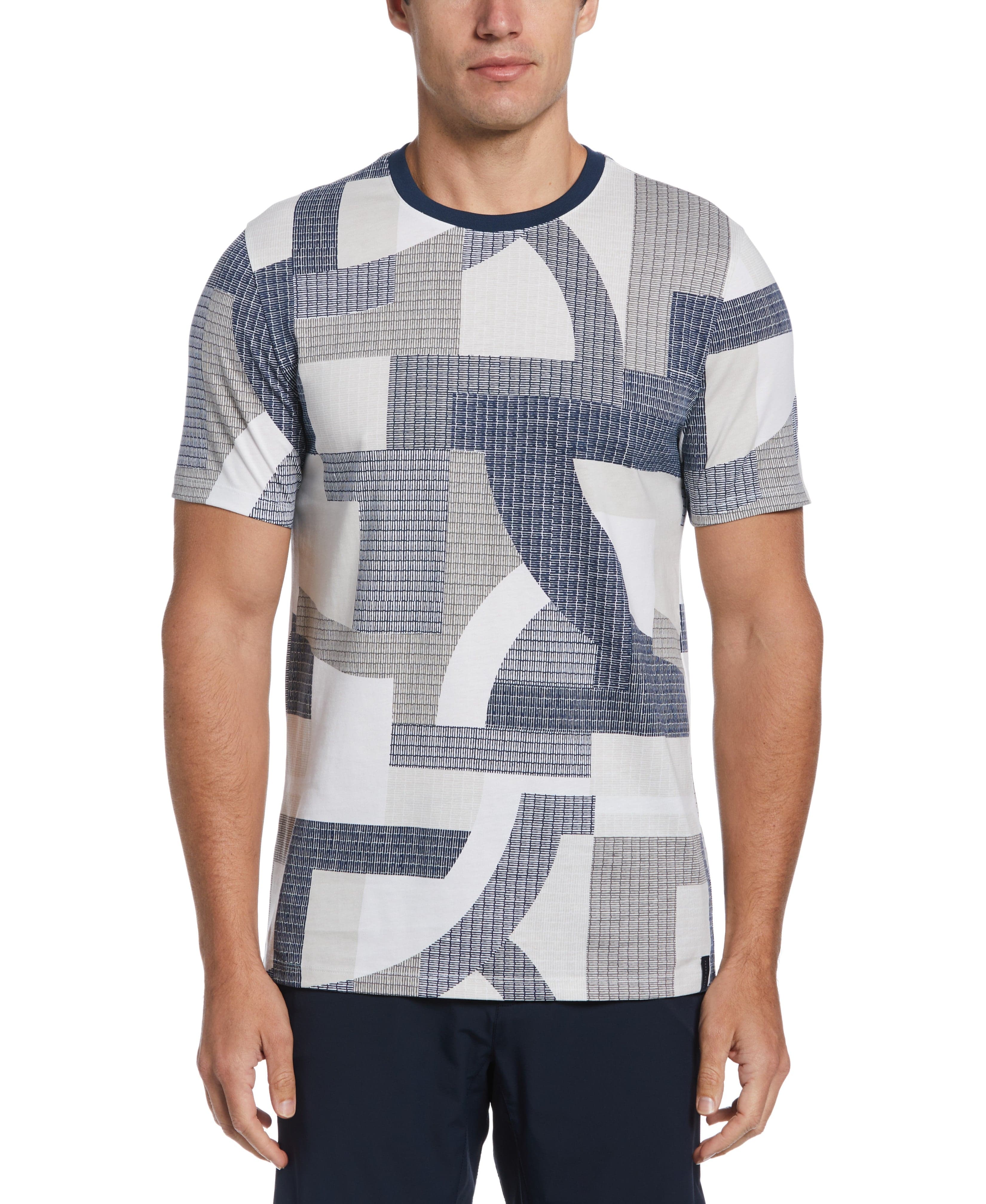 Abstract Geometric Printed Tee