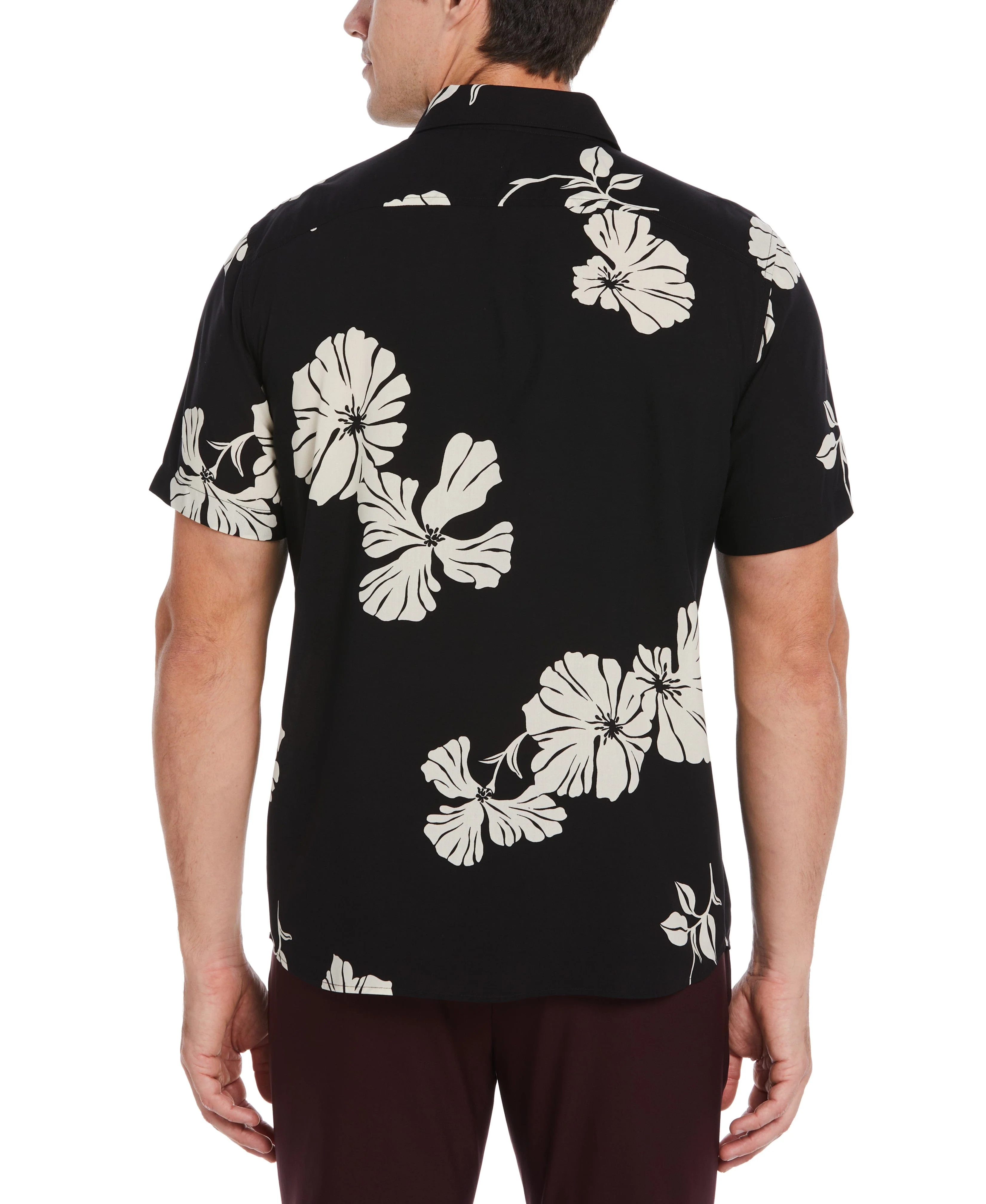 EcoVero™ Hibiscus Floral Pattern Shirt