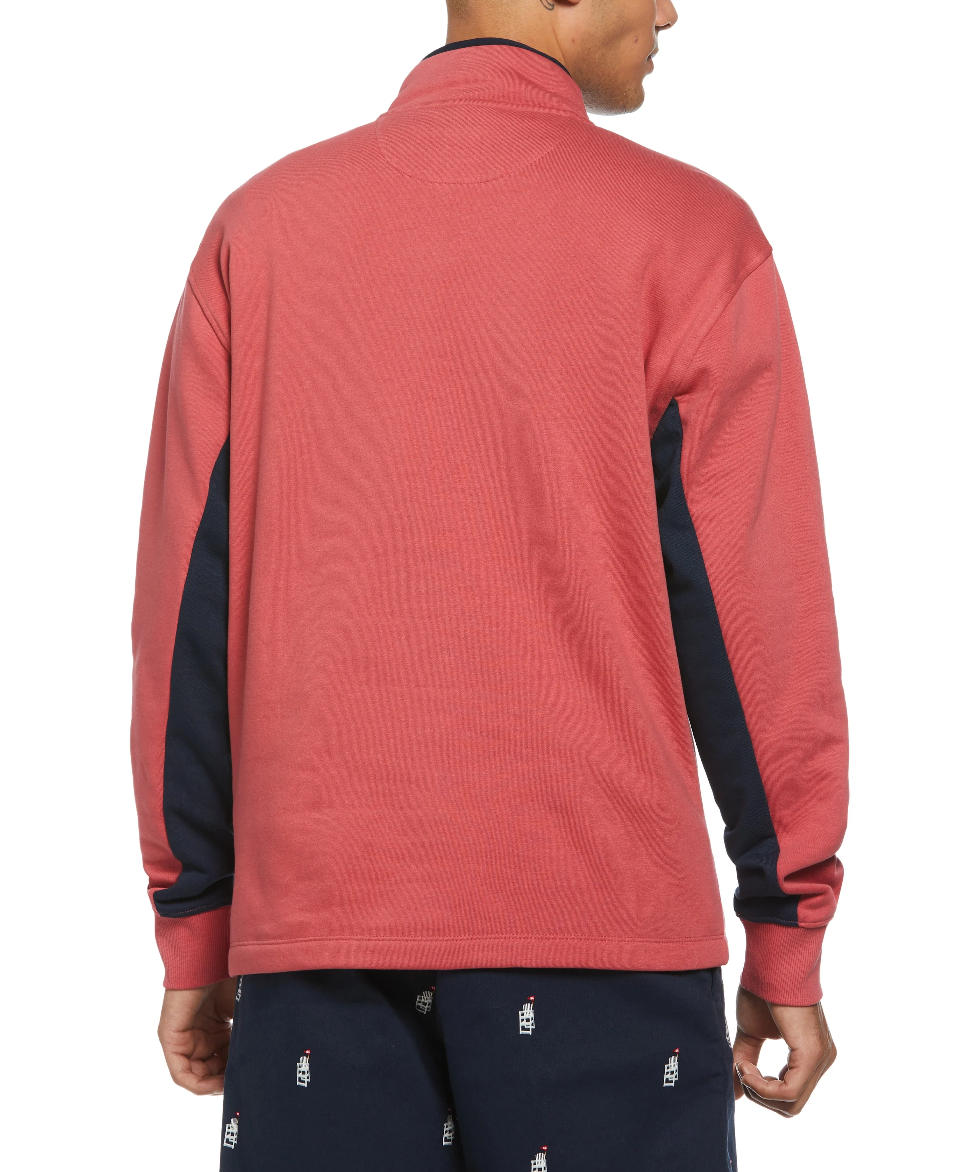 Mock Neck Fleece Pullover