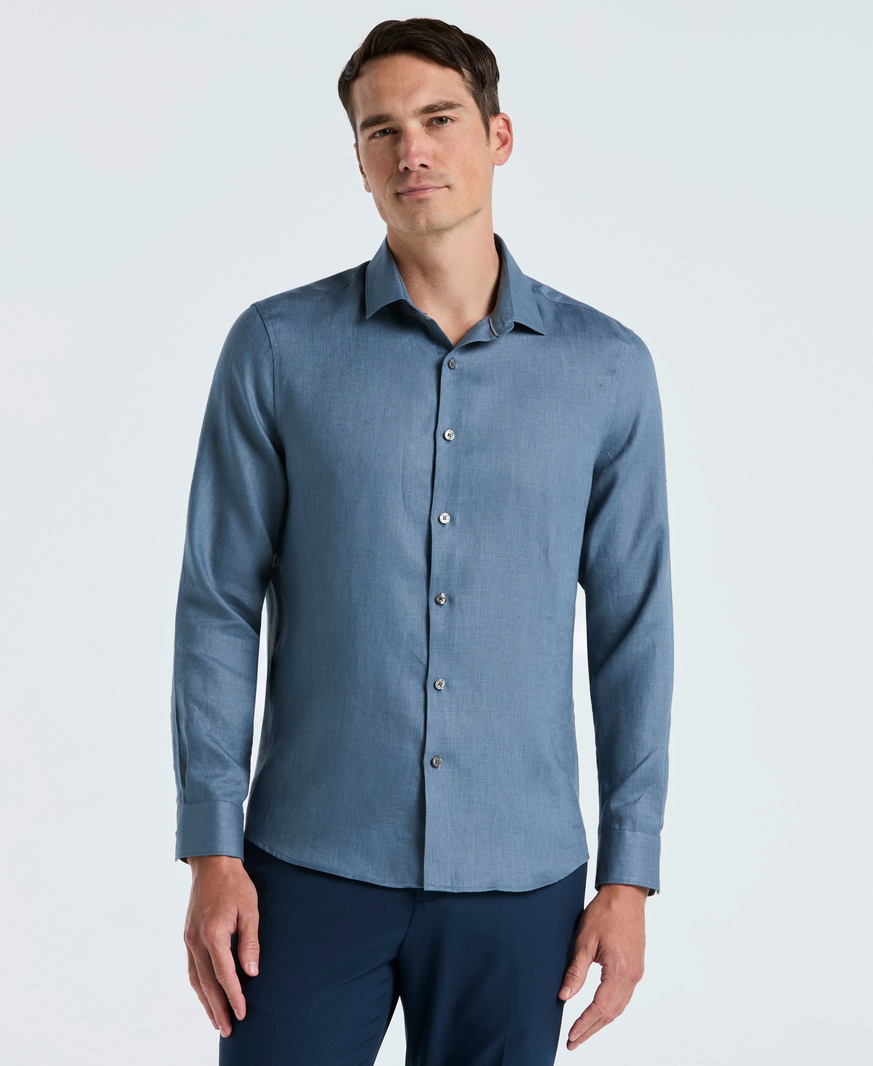 Solid Linen Shirt