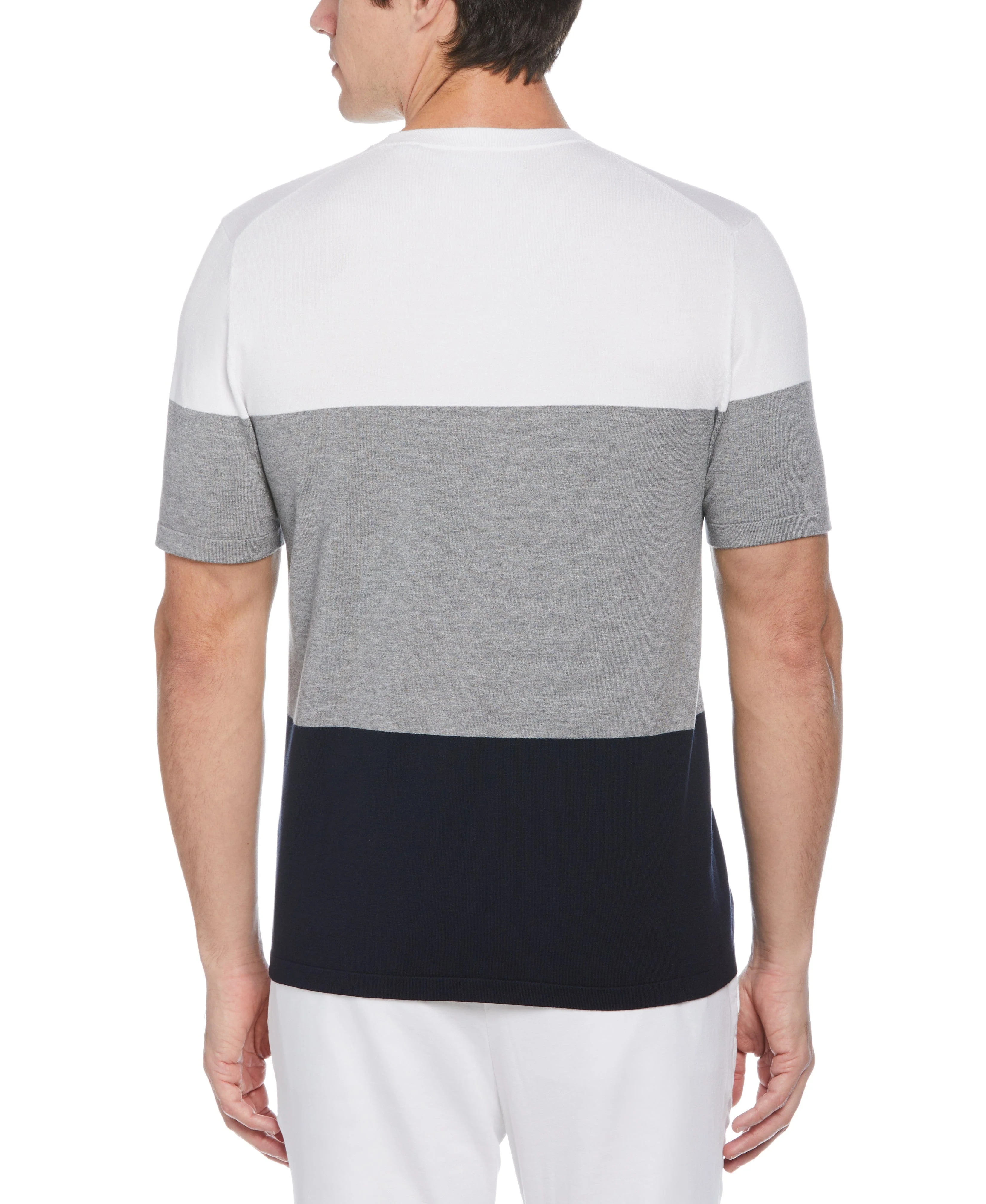 Tech Knit Color Block Crew Sweater Tee