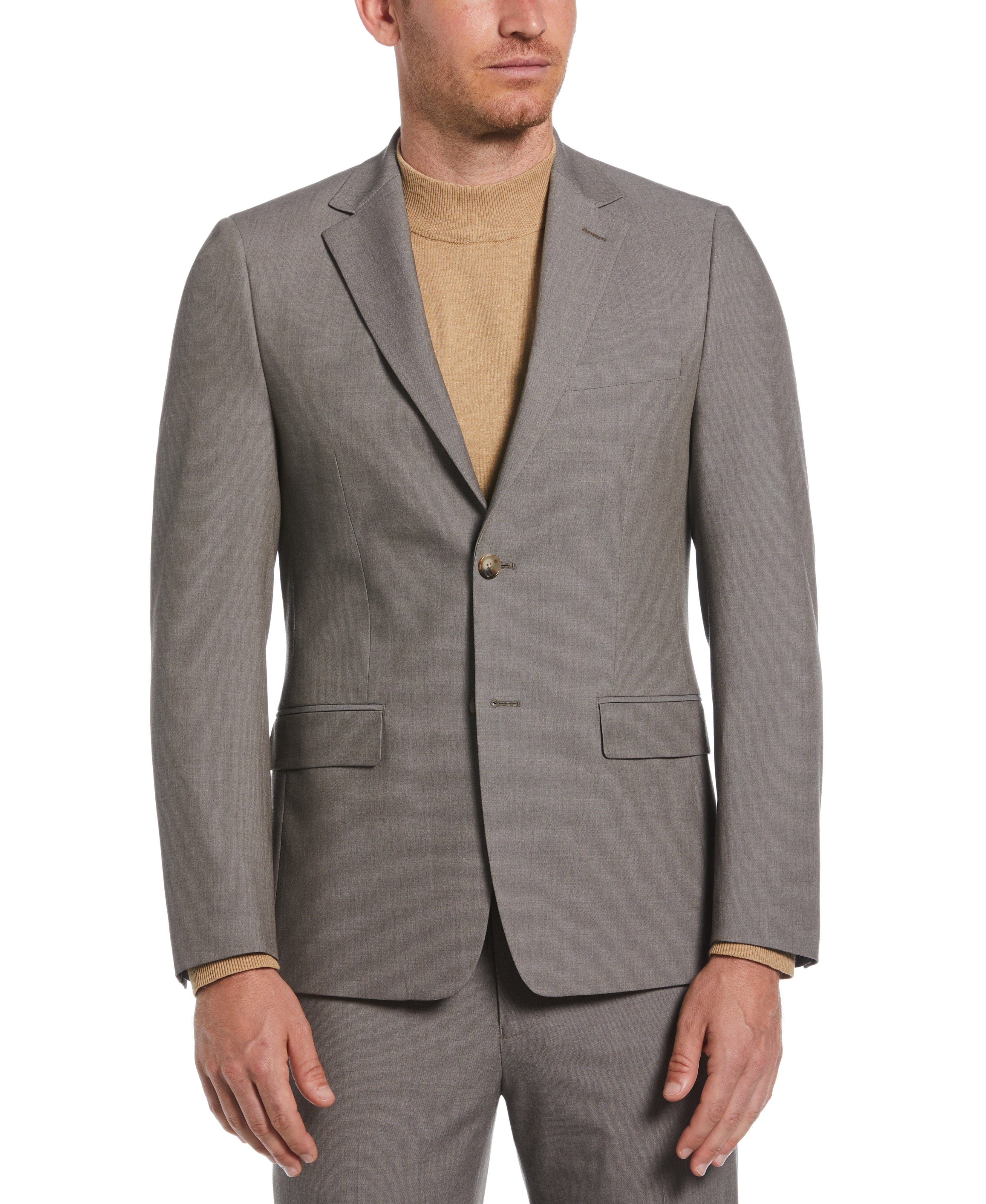 Skinny Fit Notch Lapel Iridescent Suit Jacket