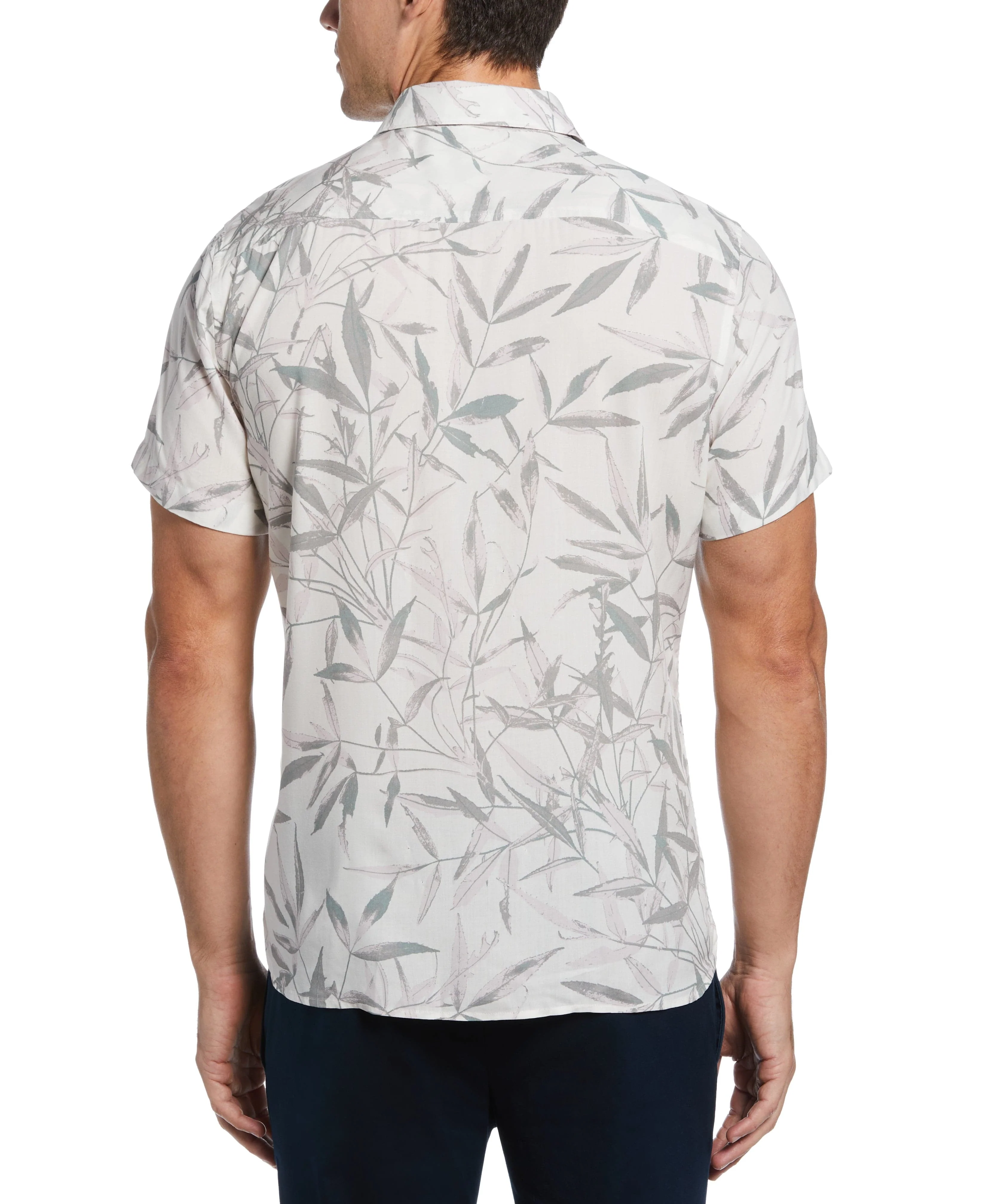 Leaf Print Soft Shirt
