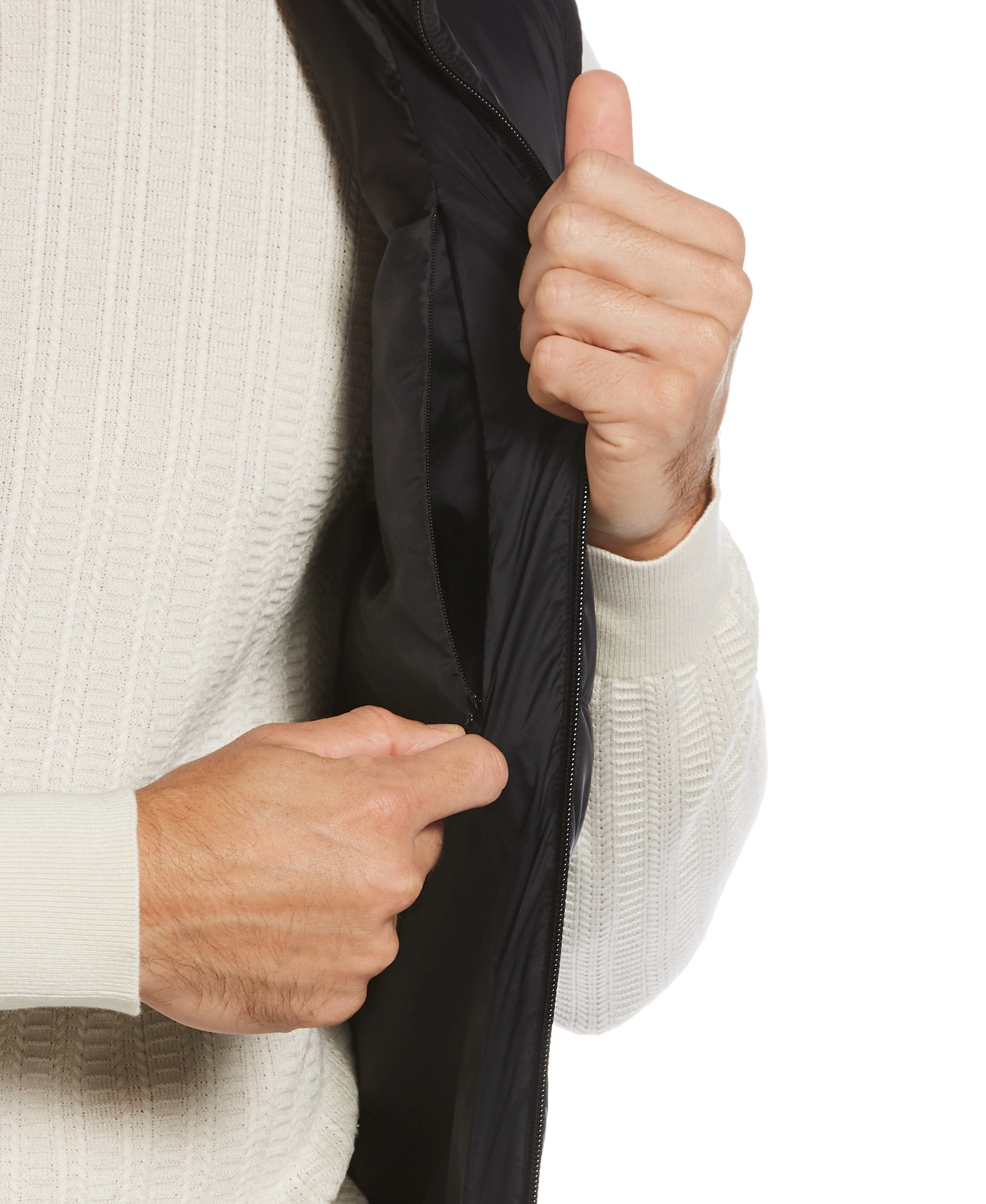 Lightweight Puffer Vest - Black