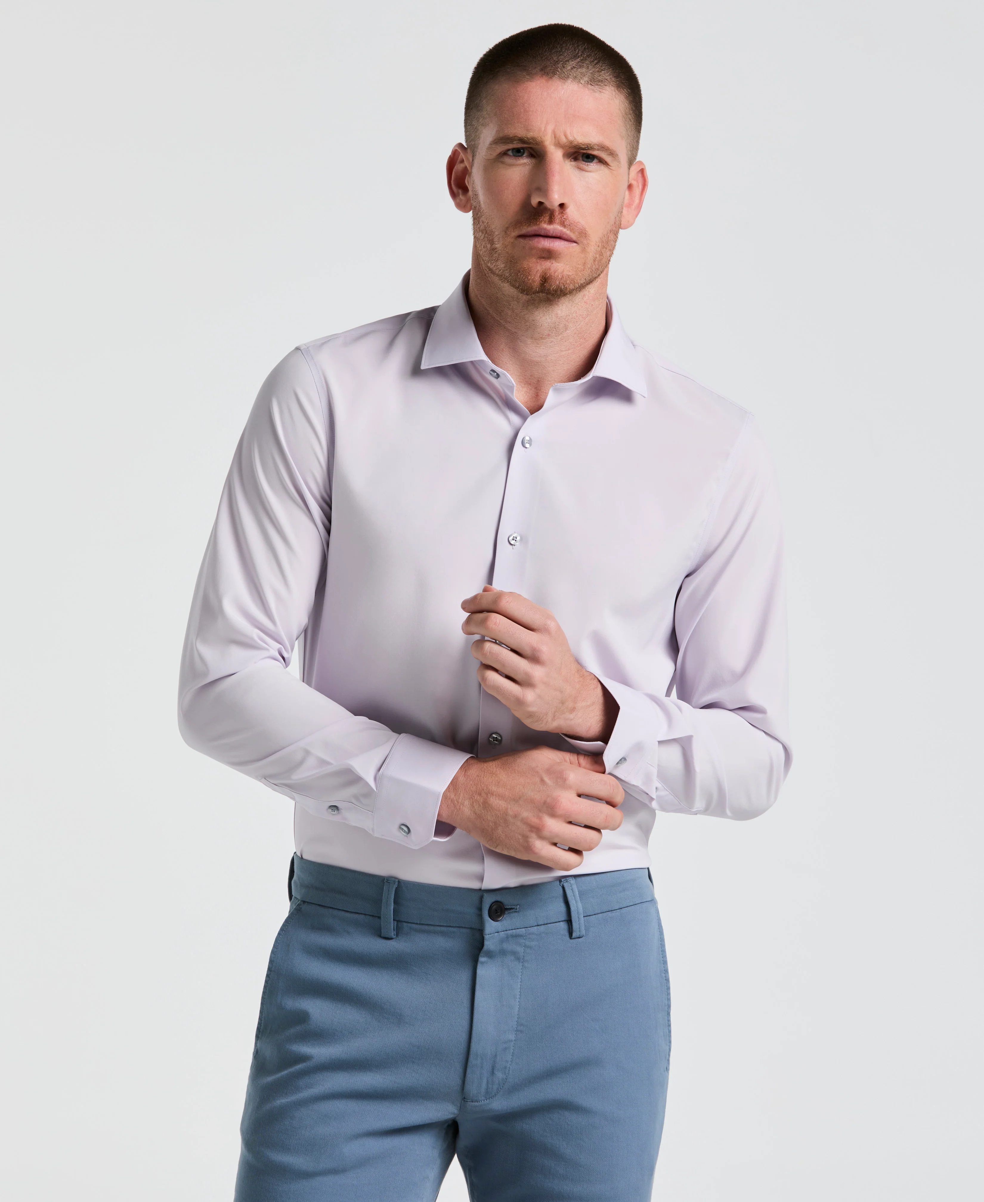 Performance Tech Solid Dress Shirt