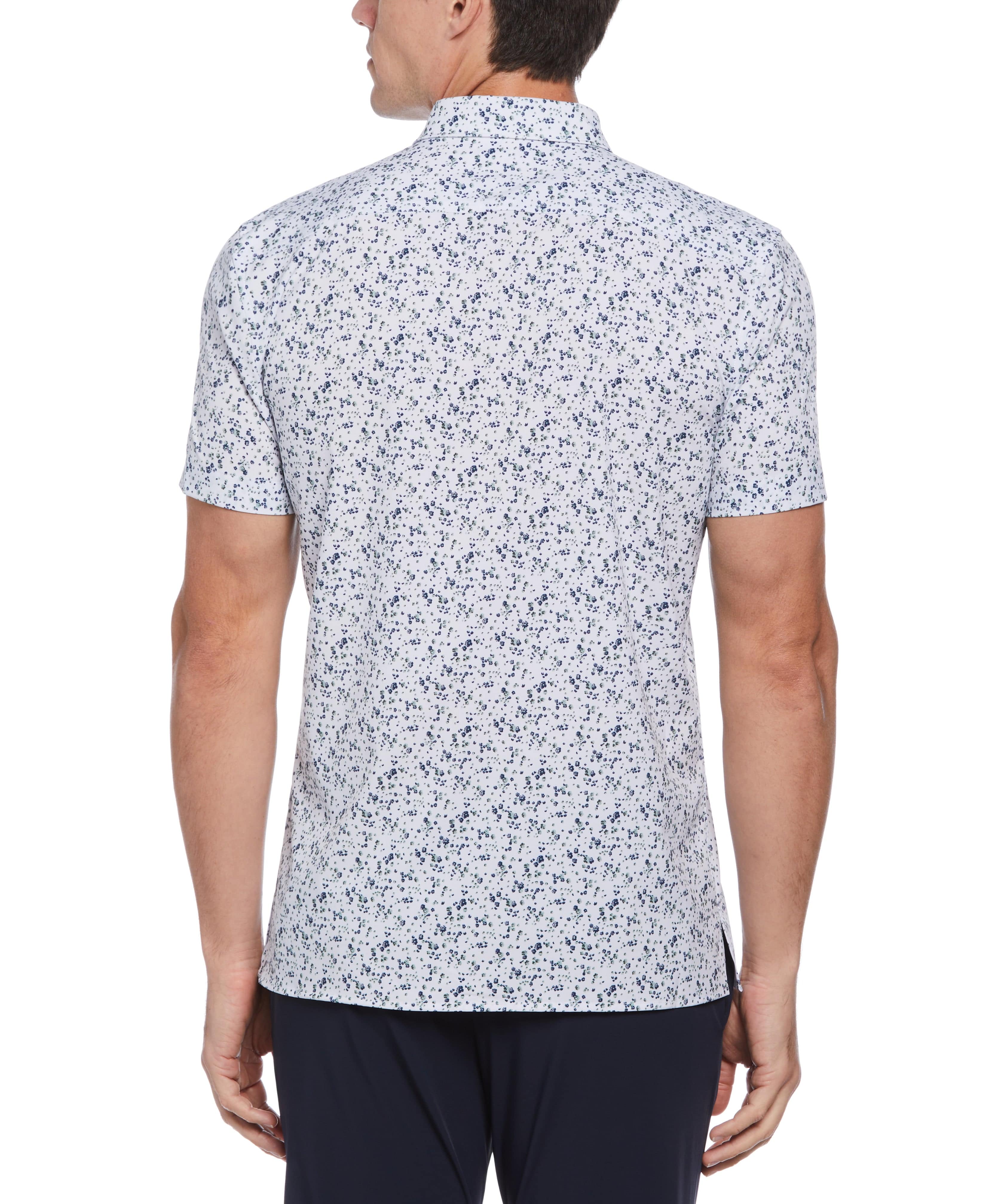 Total Stretch Ditsy Floral Print Shirt