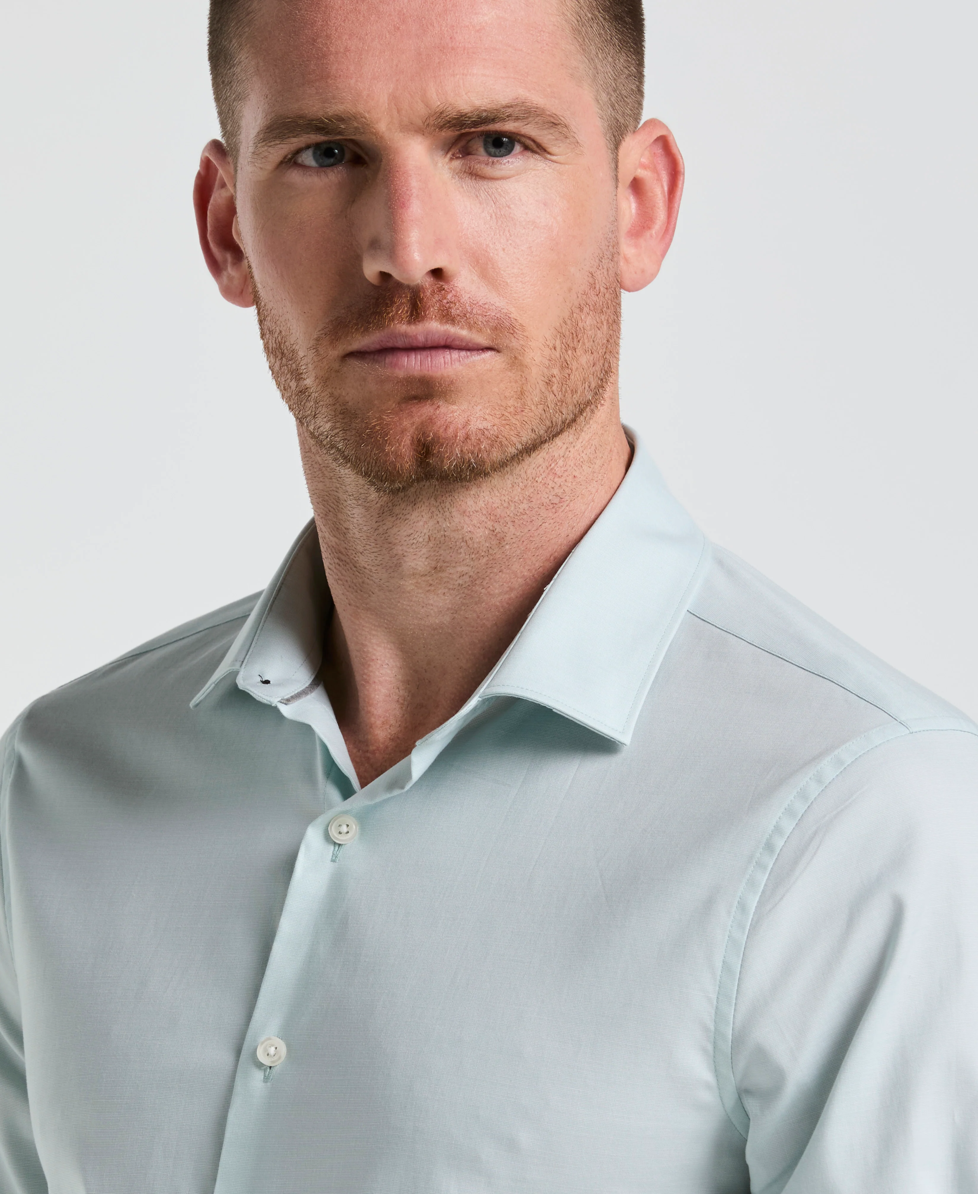 Dobby Cotton Stretch Slim Fit Shirt