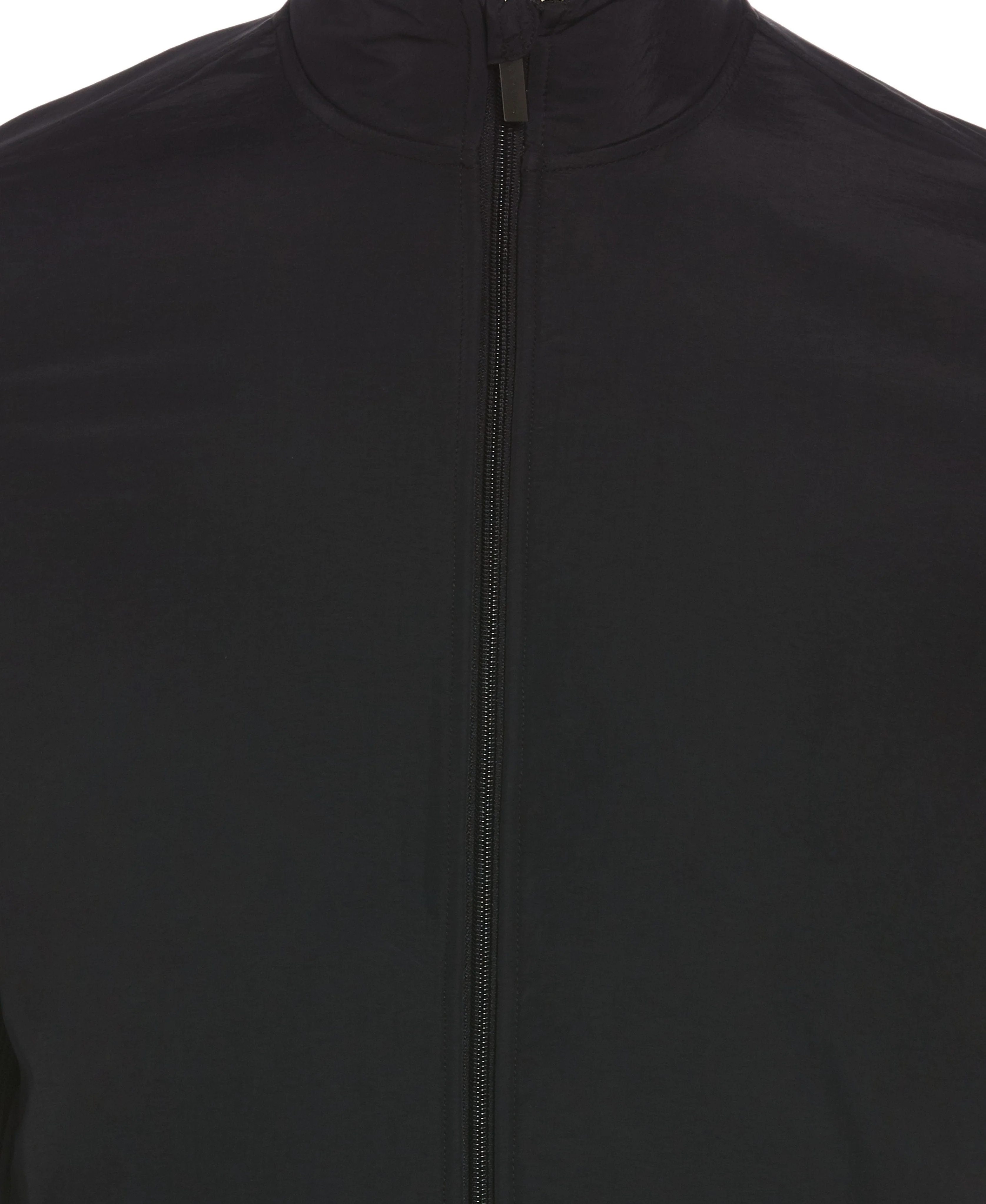 Solid Stretch Full-Zip Fleece Jacket