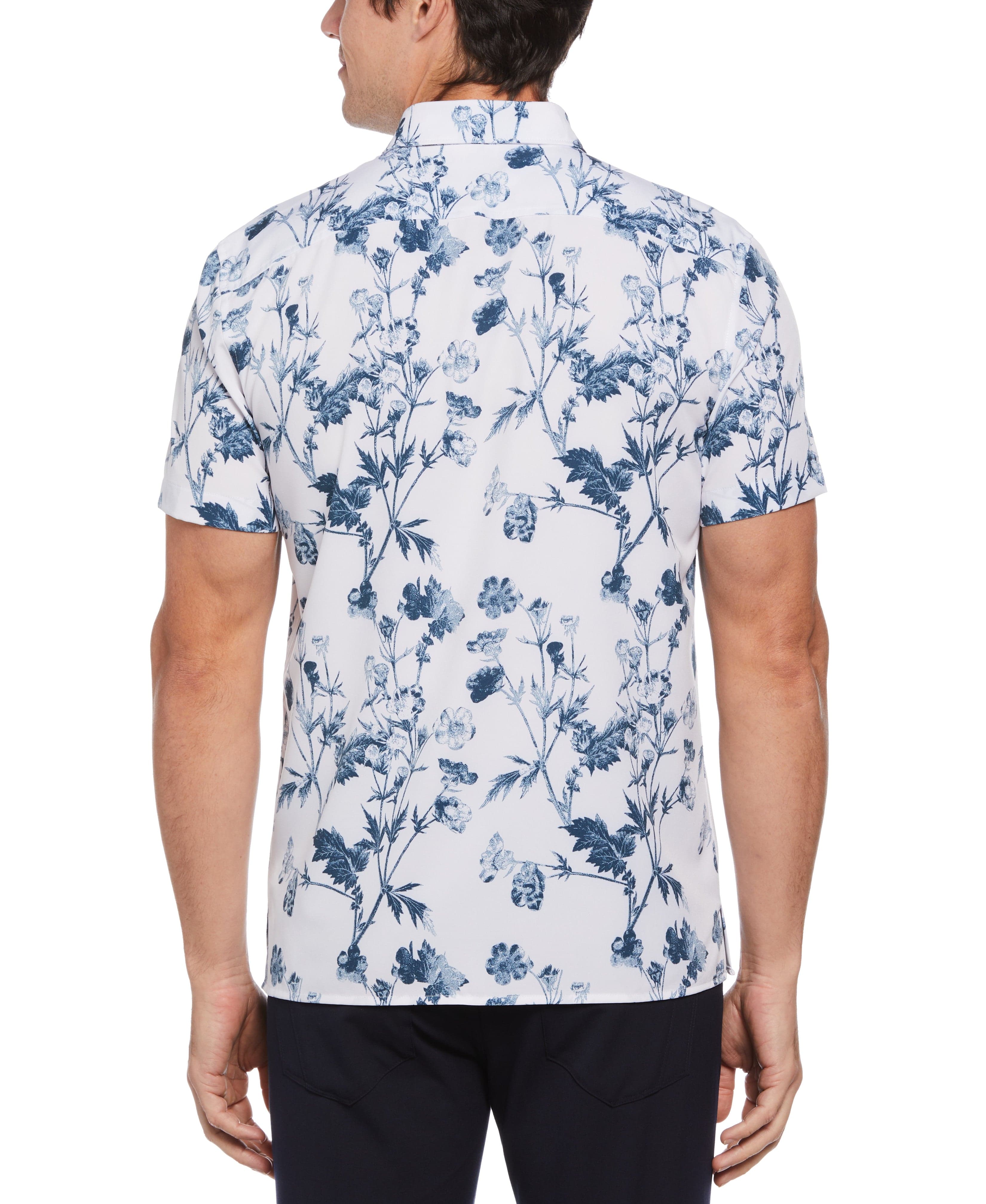Total Stretch Floral Print Shirt