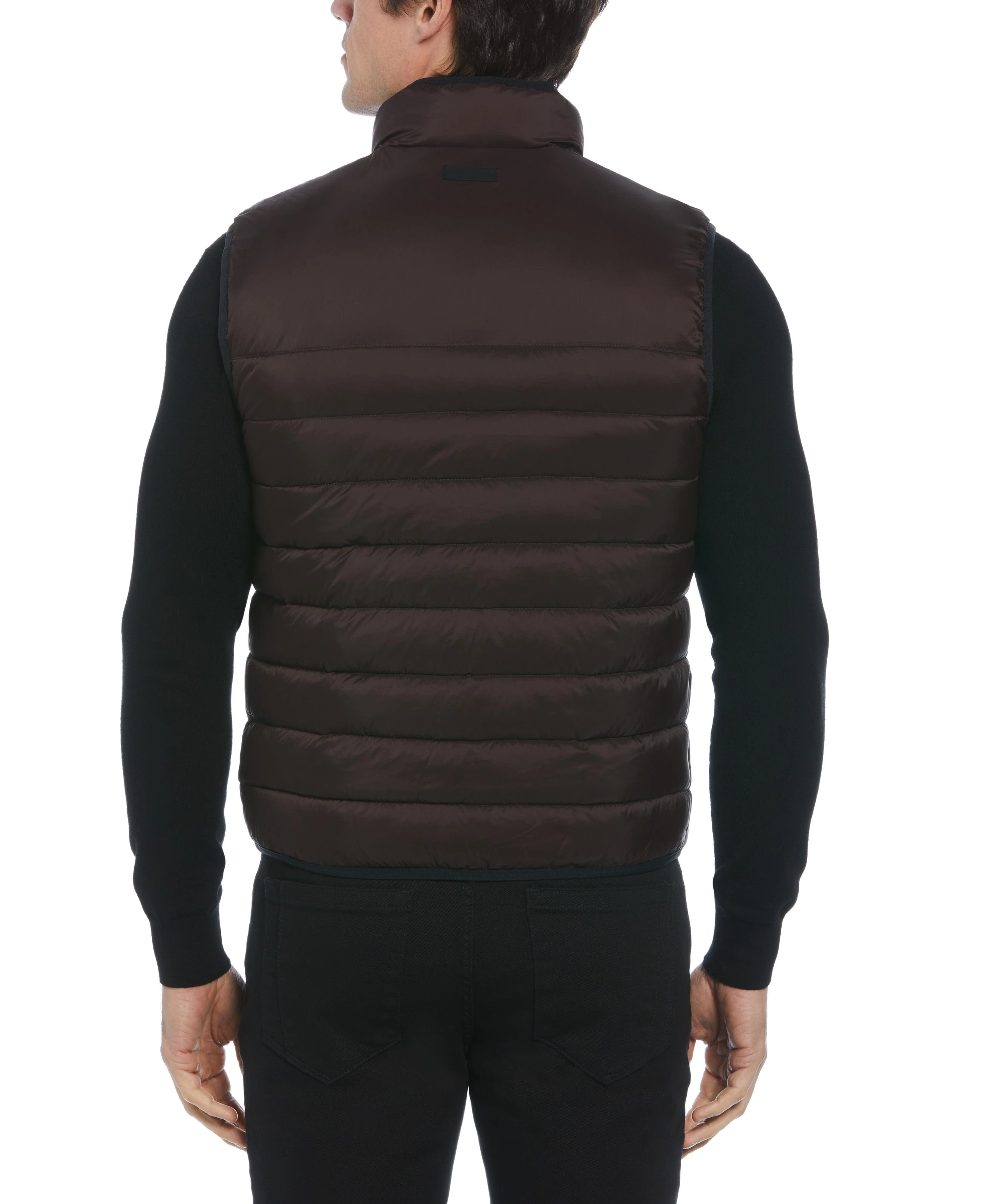 Lightweight Puffer Vest - Brown