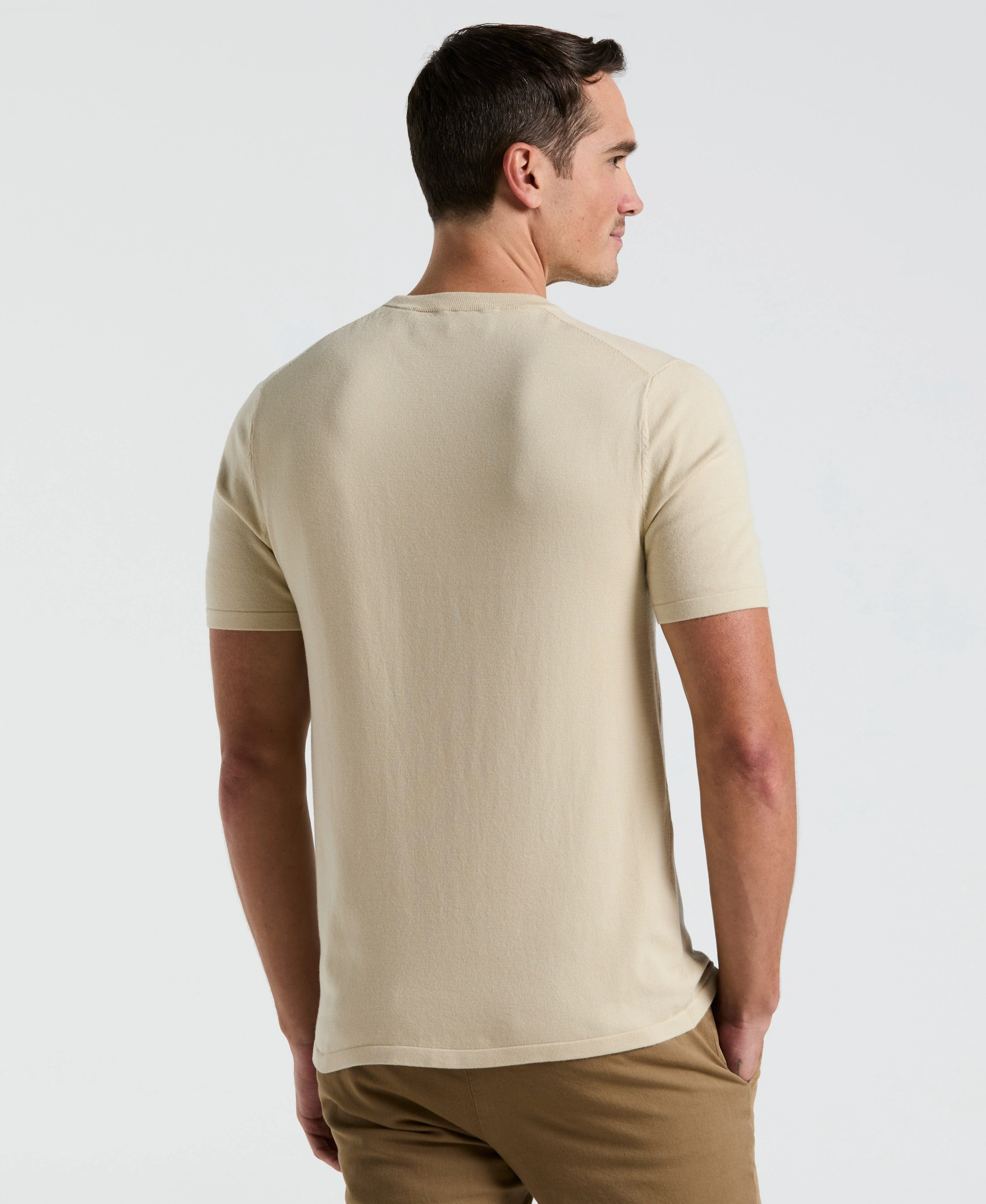 Colorblock Crewneck Sweater Tee