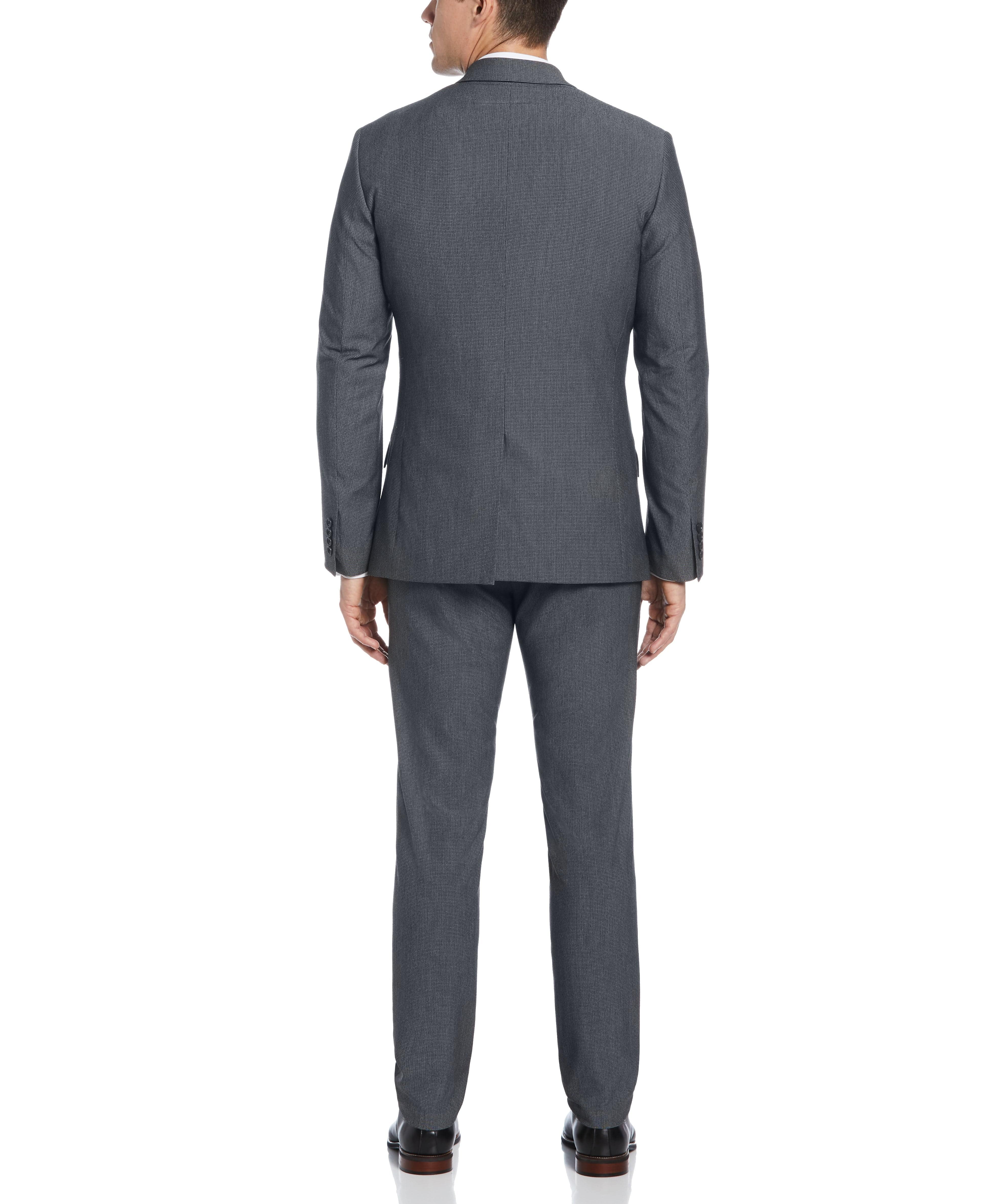 Very Slim Fit Stretch Micro Houndstooth Suit Jacket