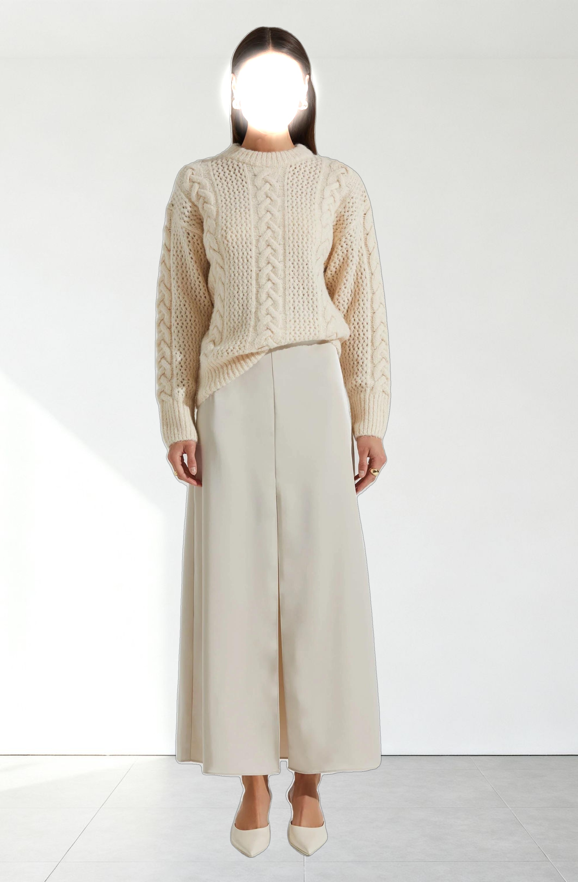 Lisbeth Cable Knit Sweater