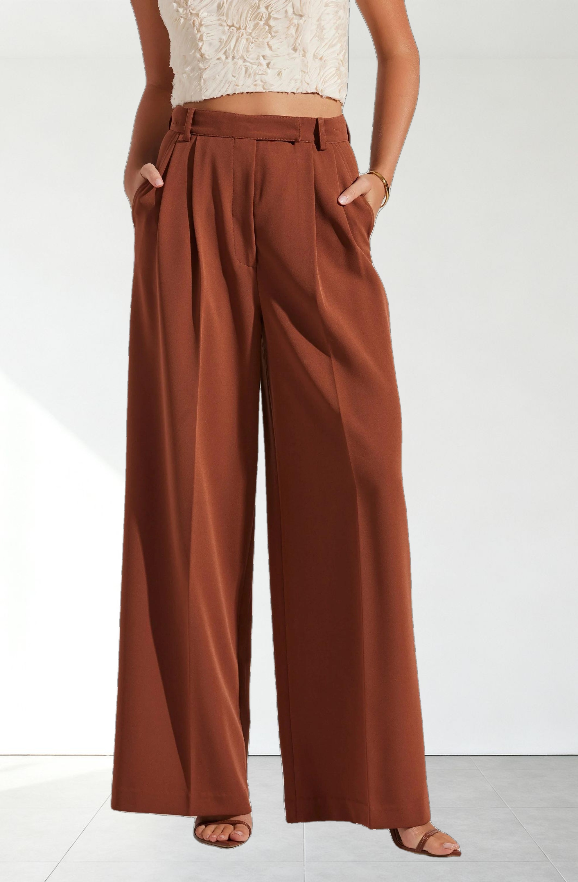 Milani Wide Leg Trouser Pants
