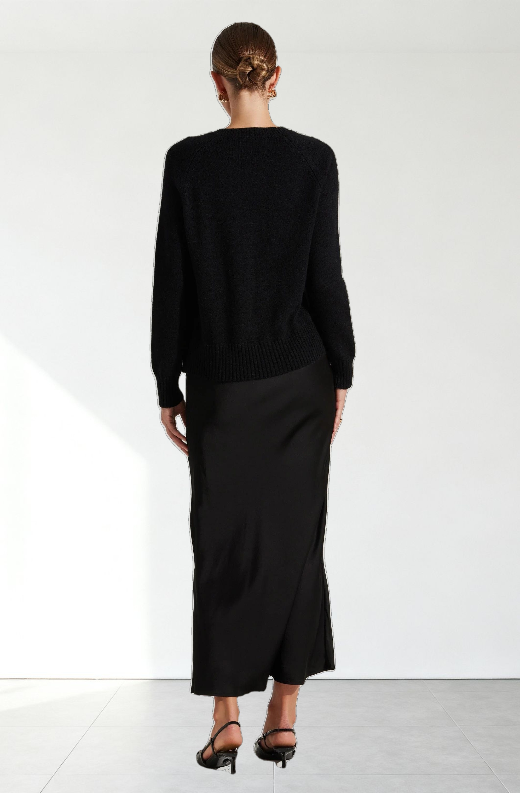 Helene Mixed Media Maxi Dress