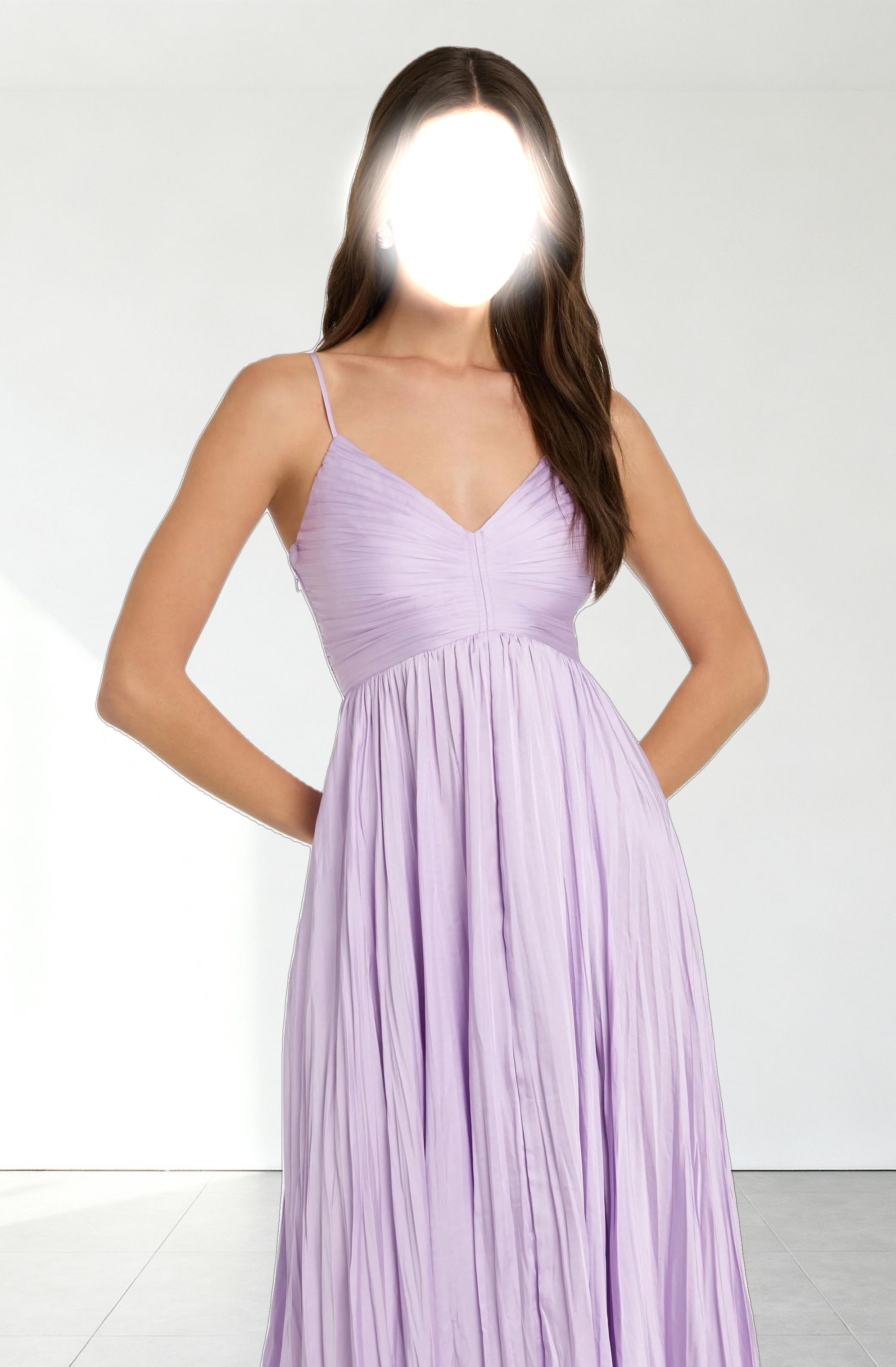 Maeve Pleated Midi Dress