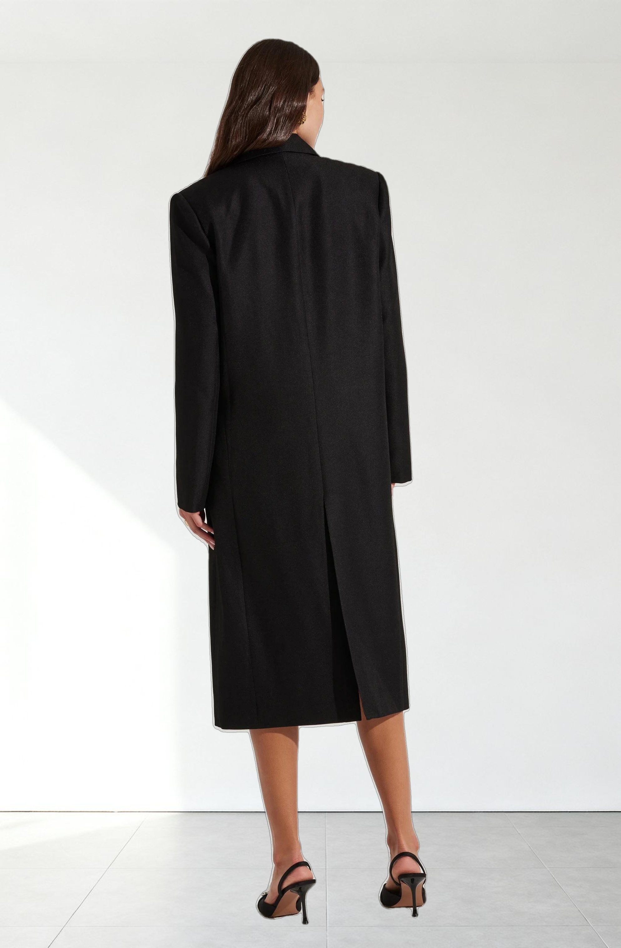 Brylee Longline Single Breasted Coat